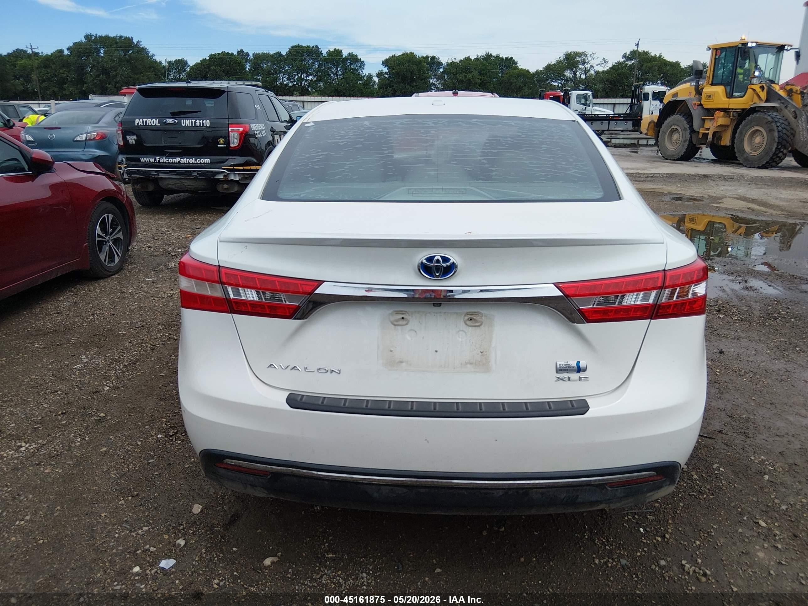 2014 Toyota Avalon Hybrid Xle Touring White vin: 4T1BD1EB8EU023504
