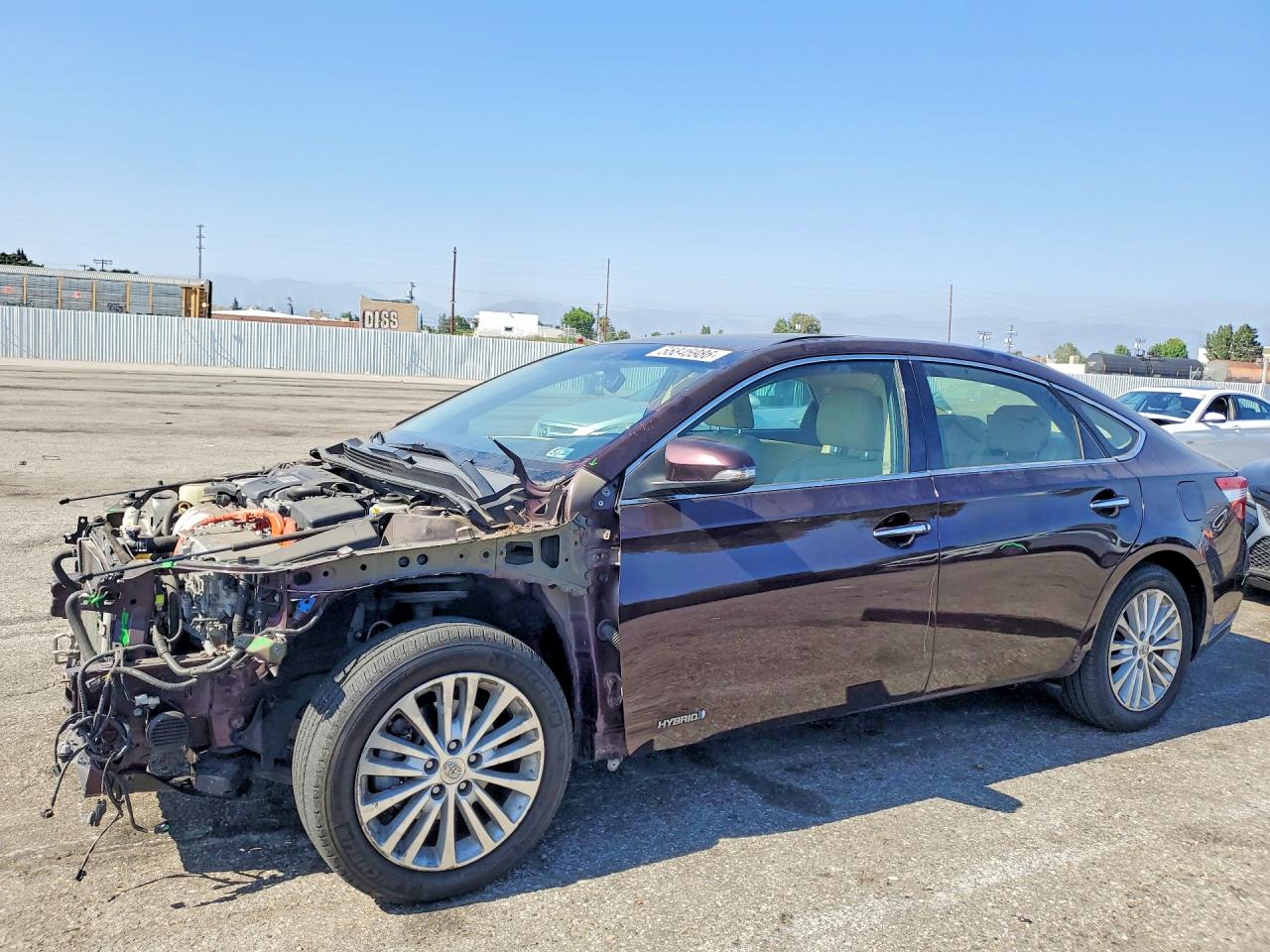 2014 Toyota Avalon Hybrid Xle Touring Burgundy vin: 4T1BD1EB8EU023924