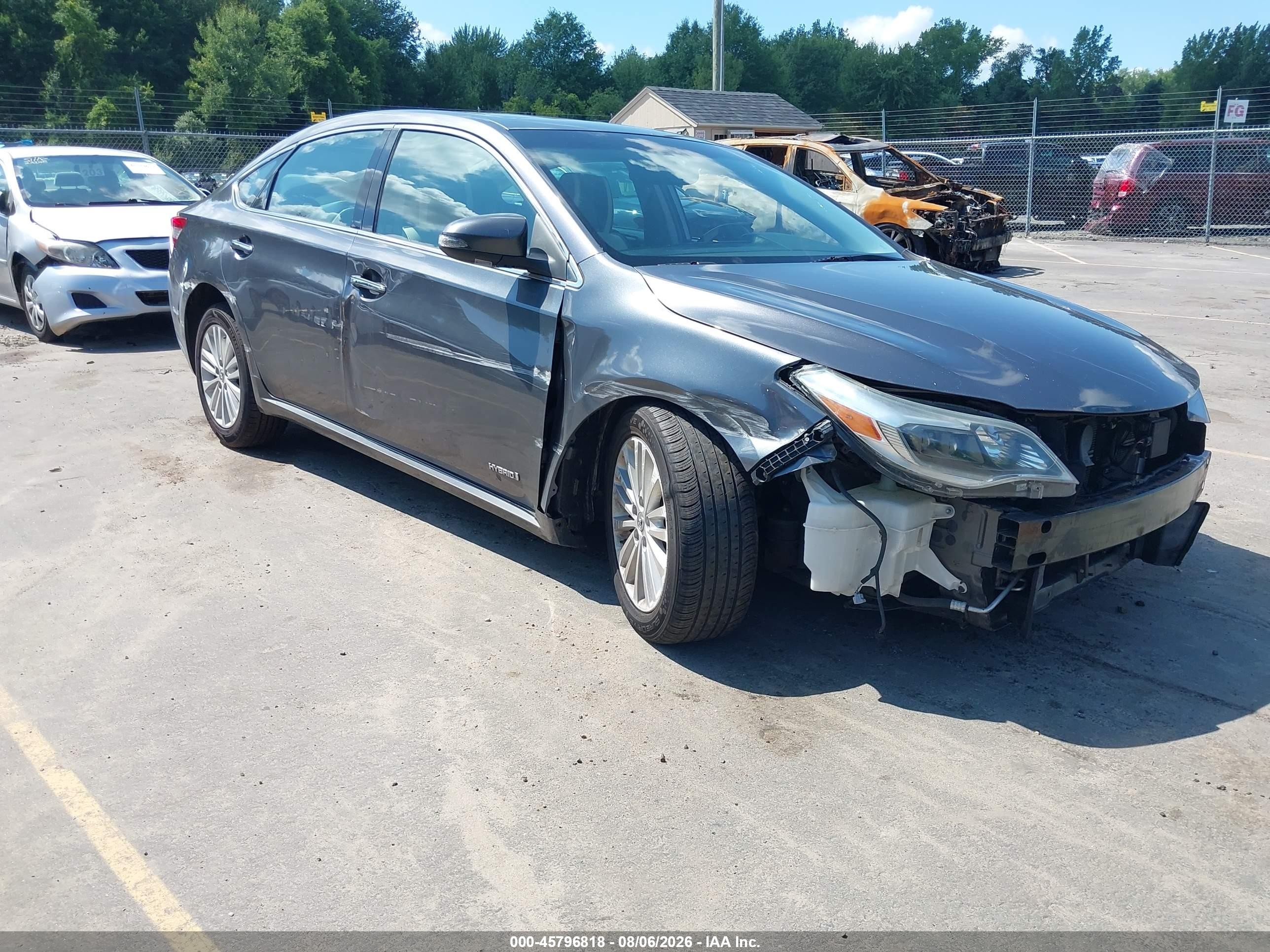 2014 Toyota Avalon Hybrid Limited Gray vin: 4T1BD1EB8EU027584