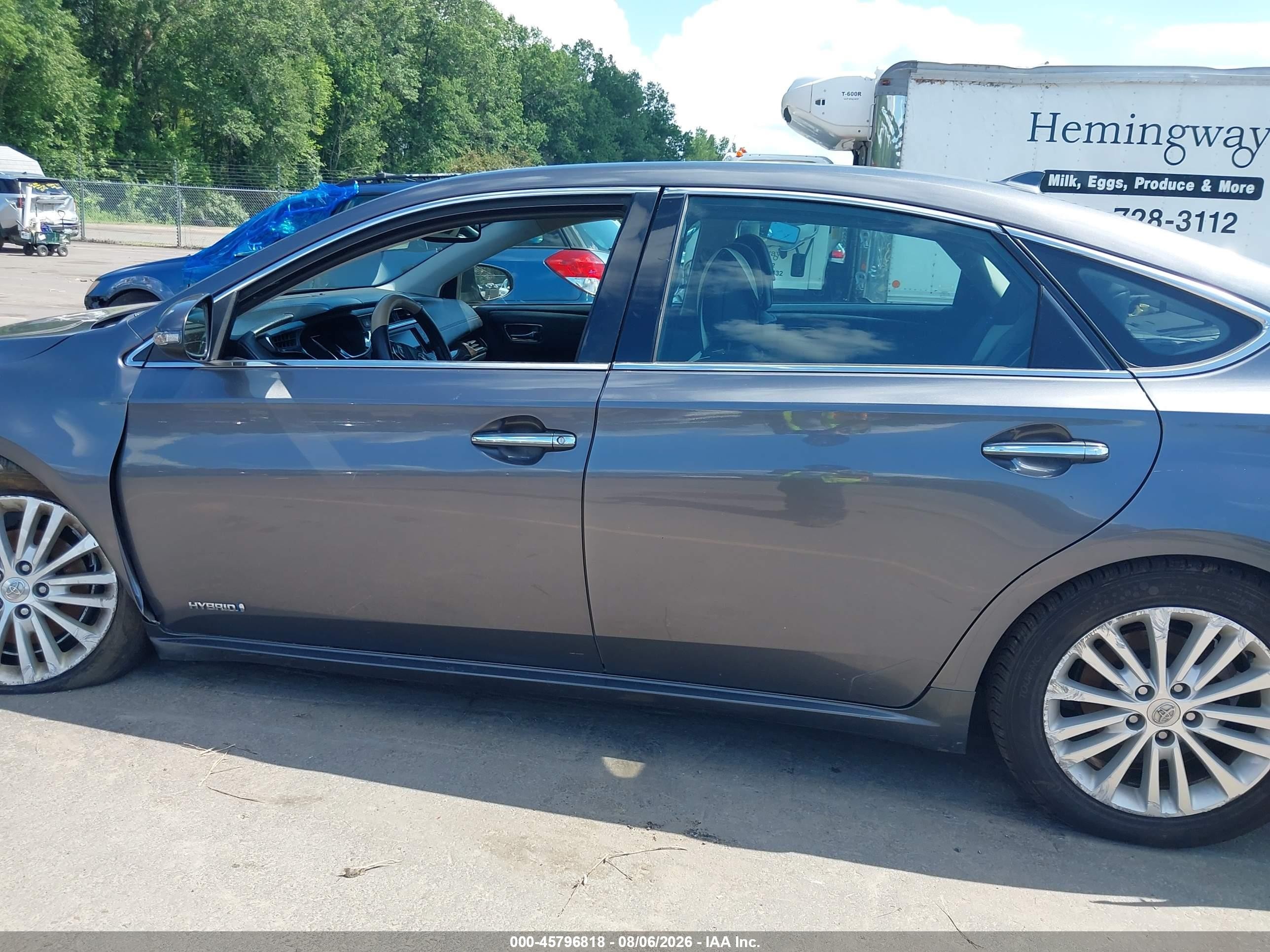 2014 Toyota Avalon Hybrid Limited Gray vin: 4T1BD1EB8EU027584