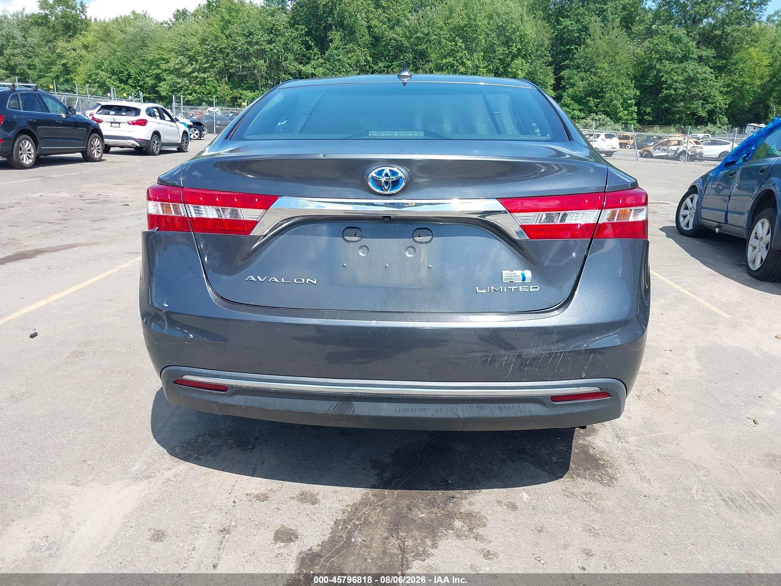 2014 Toyota Avalon Hybrid Limited Gray vin: 4T1BD1EB8EU027584