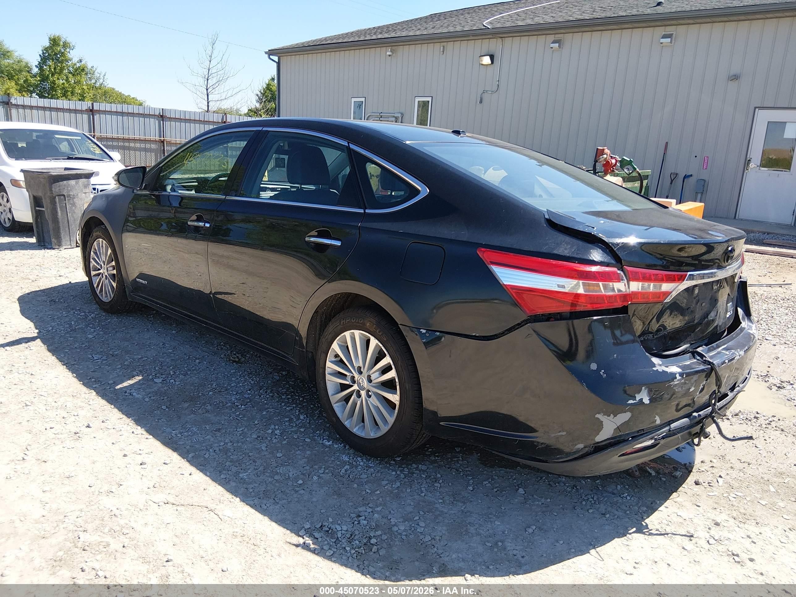 2015 Toyota Avalon Hybrid Xle Premium Black vin: 4T1BD1EB8FU038117