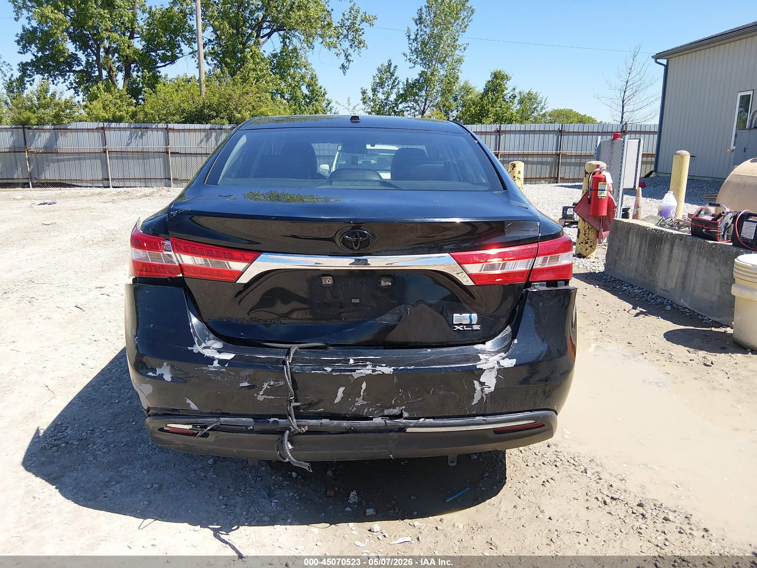 2015 Toyota Avalon Hybrid Xle Premium Black vin: 4T1BD1EB8FU038117