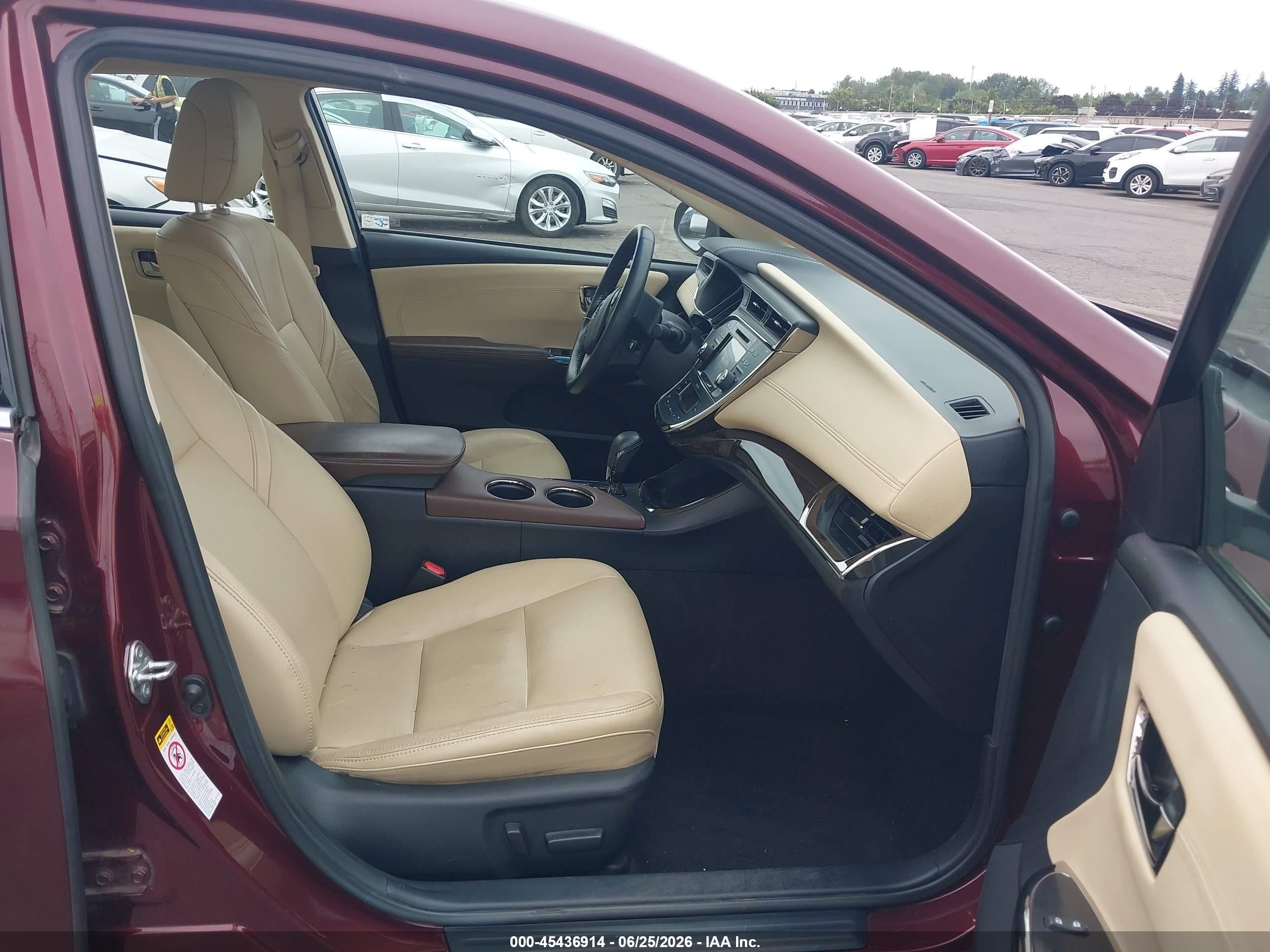 2015 Toyota Avalon Hybrid Xle Touring Burgundy vin: 4T1BD1EB8FU044242