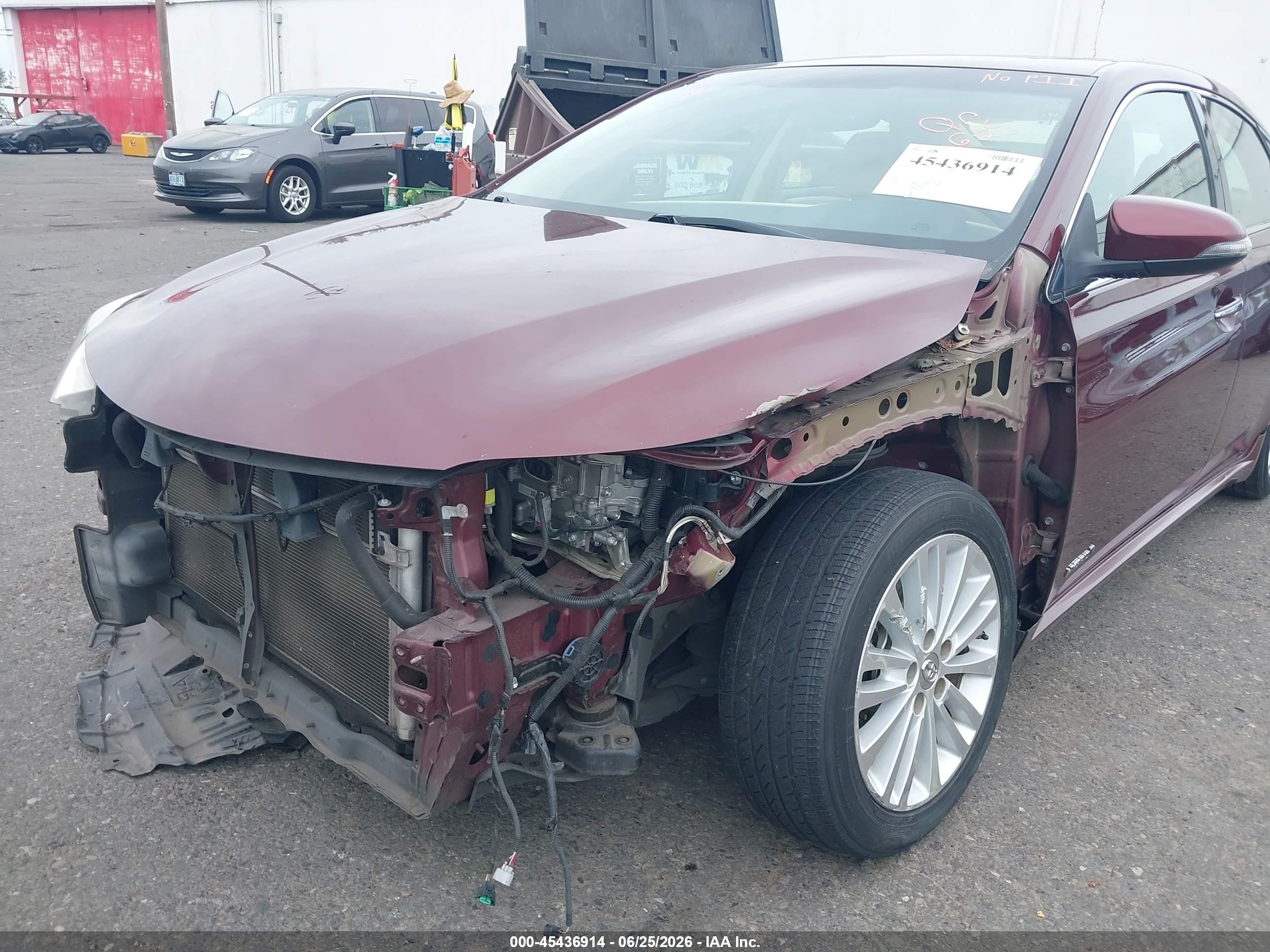 2015 Toyota Avalon Hybrid Xle Touring Burgundy vin: 4T1BD1EB8FU044242