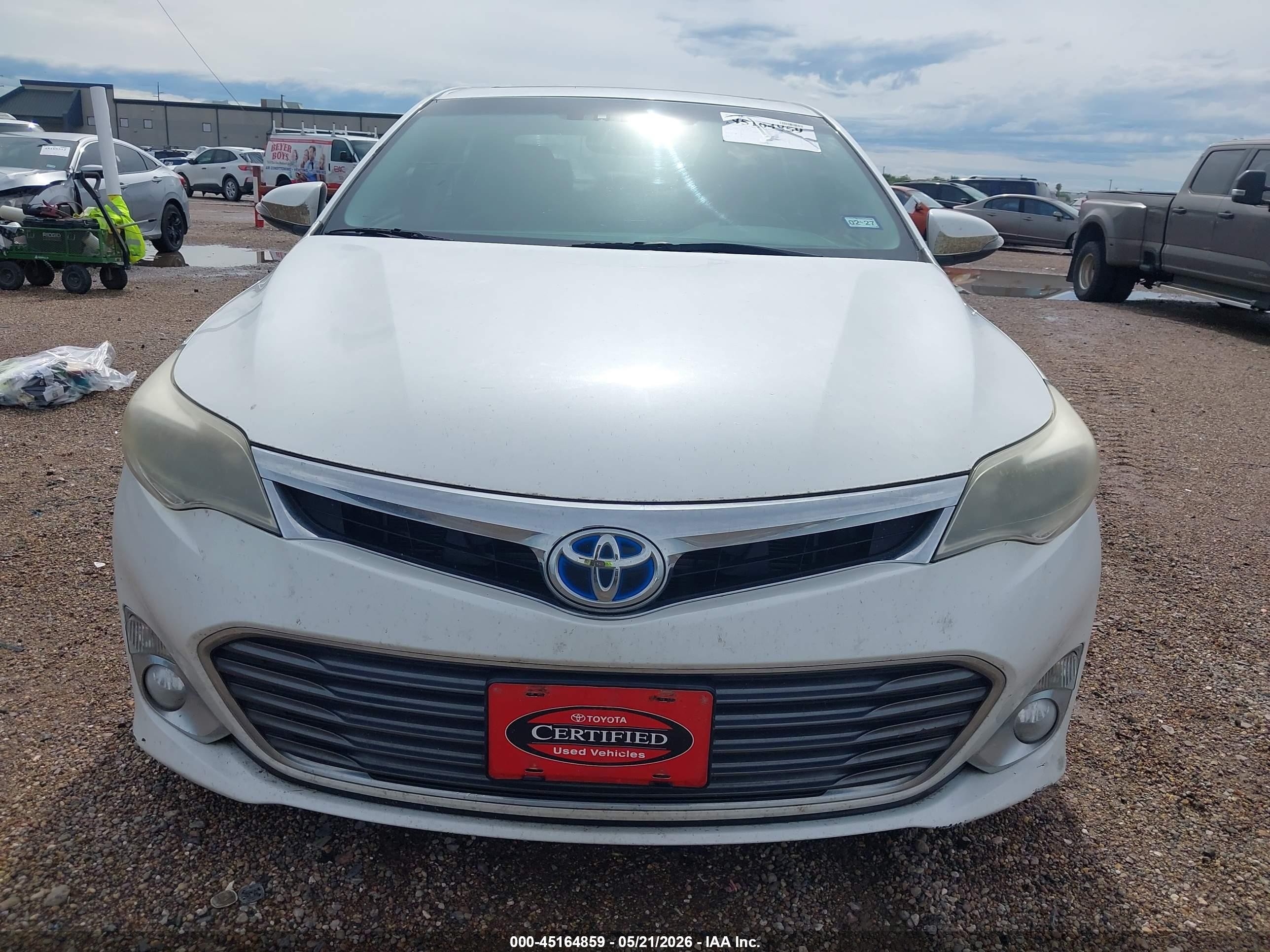 2013 Toyota Avalon Hybrid Limited White vin: 4T1BD1EB9DU010789