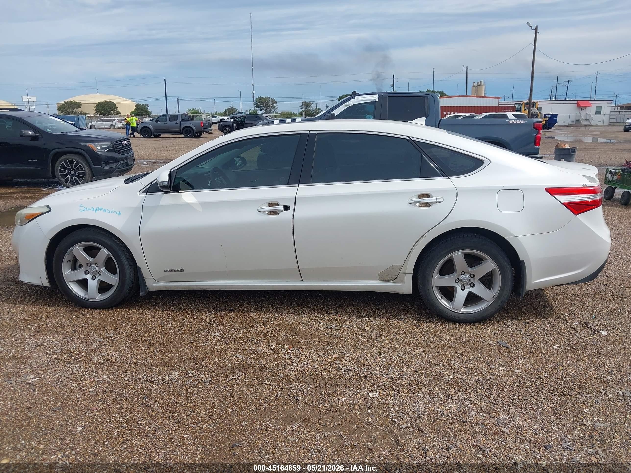 2013 Toyota Avalon Hybrid Limited White vin: 4T1BD1EB9DU010789
