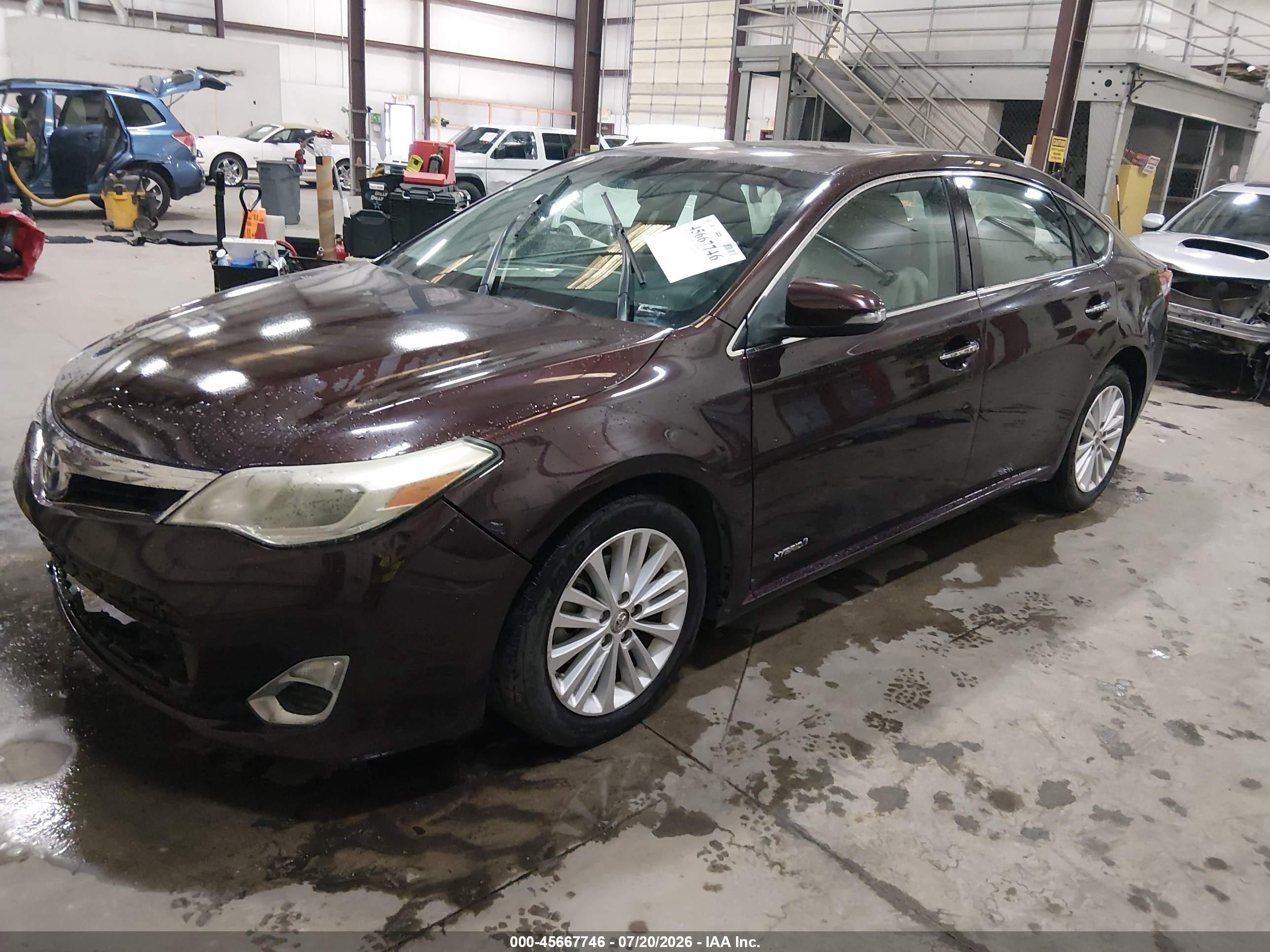 2013 Toyota Avalon Hybrid Xle Premium Burgundy vin: 4T1BD1EB9DU011604