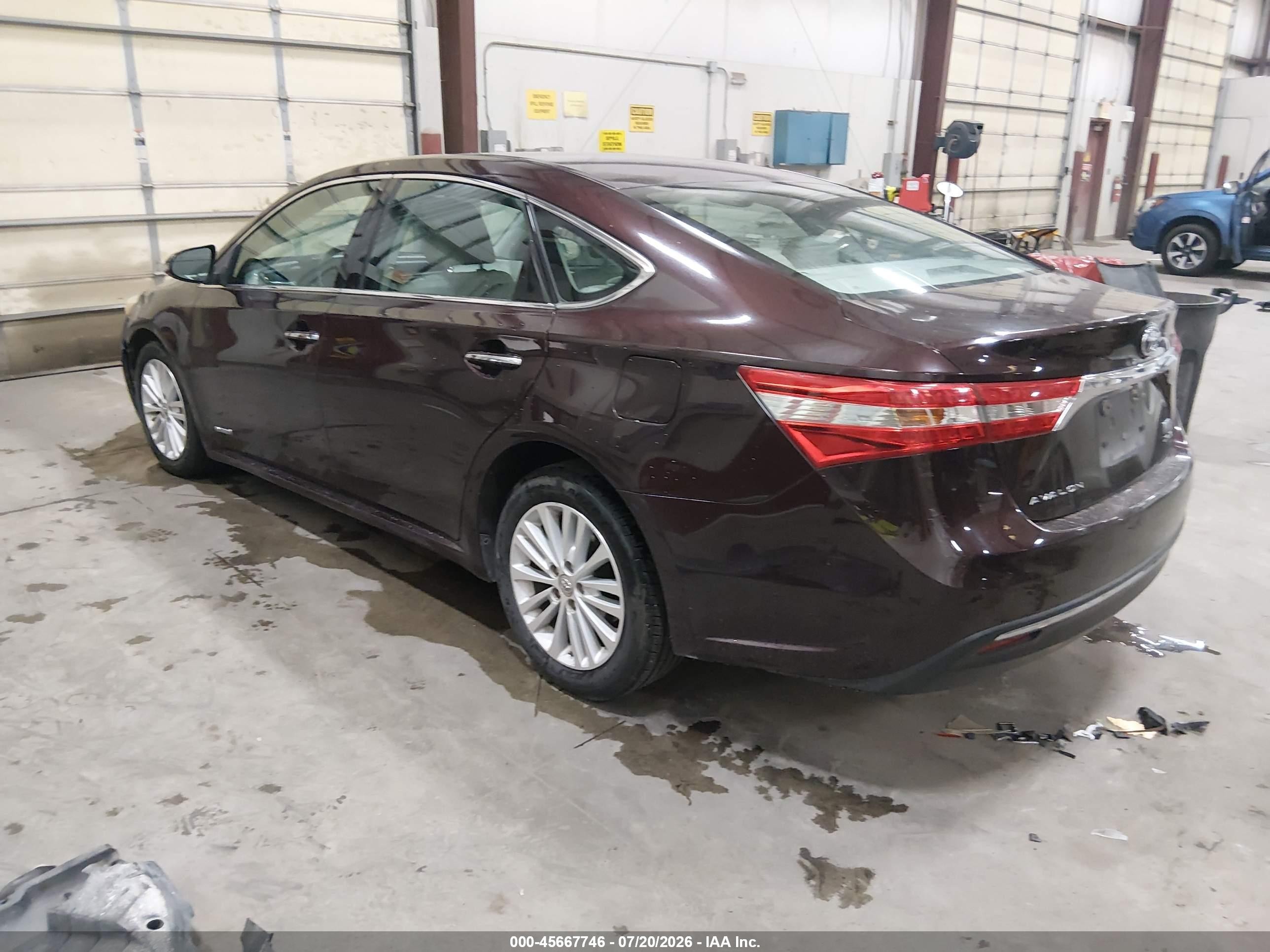 2013 Toyota Avalon Hybrid Xle Premium Burgundy vin: 4T1BD1EB9DU011604