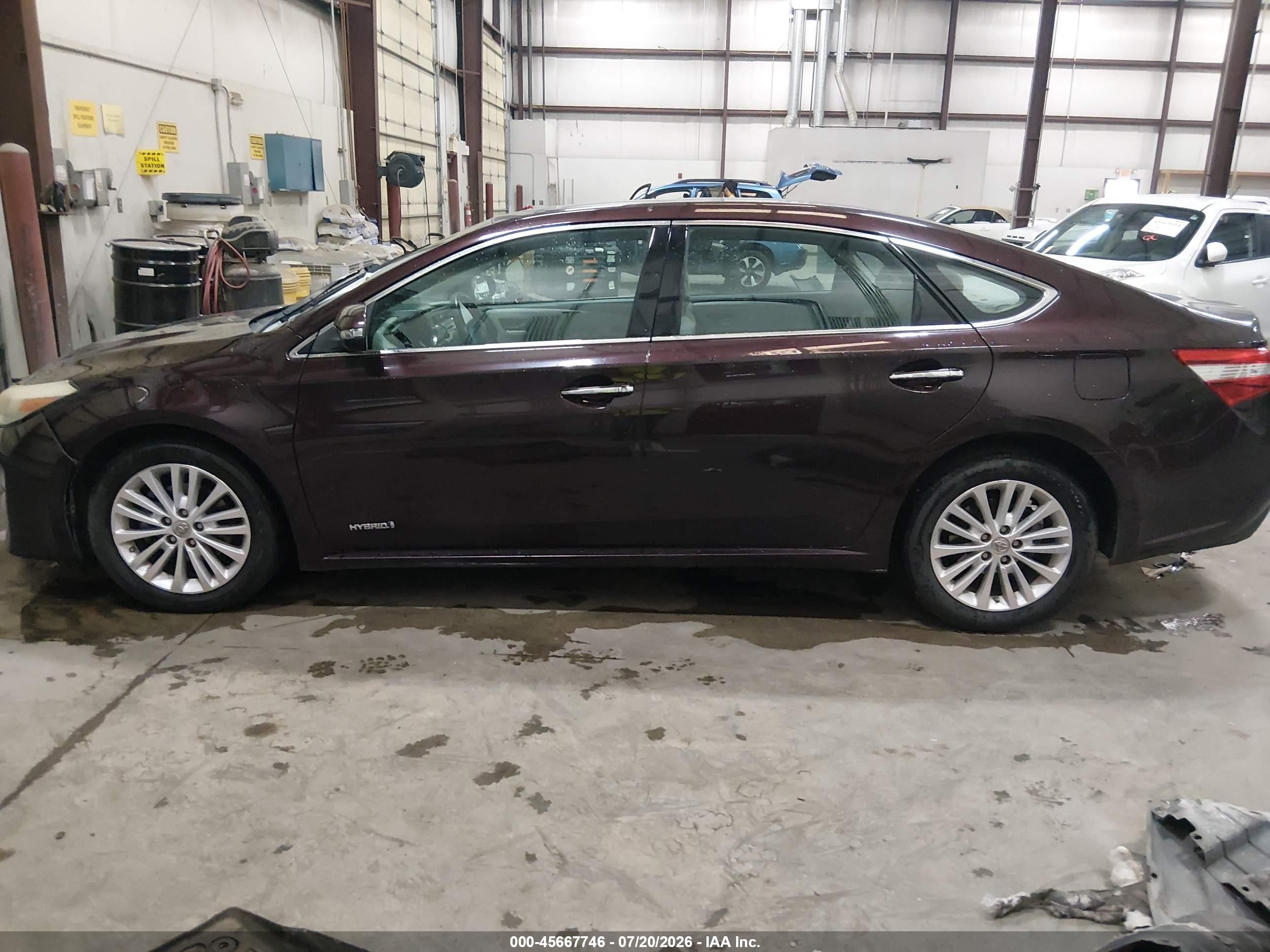 2013 Toyota Avalon Hybrid Xle Premium Burgundy vin: 4T1BD1EB9DU011604