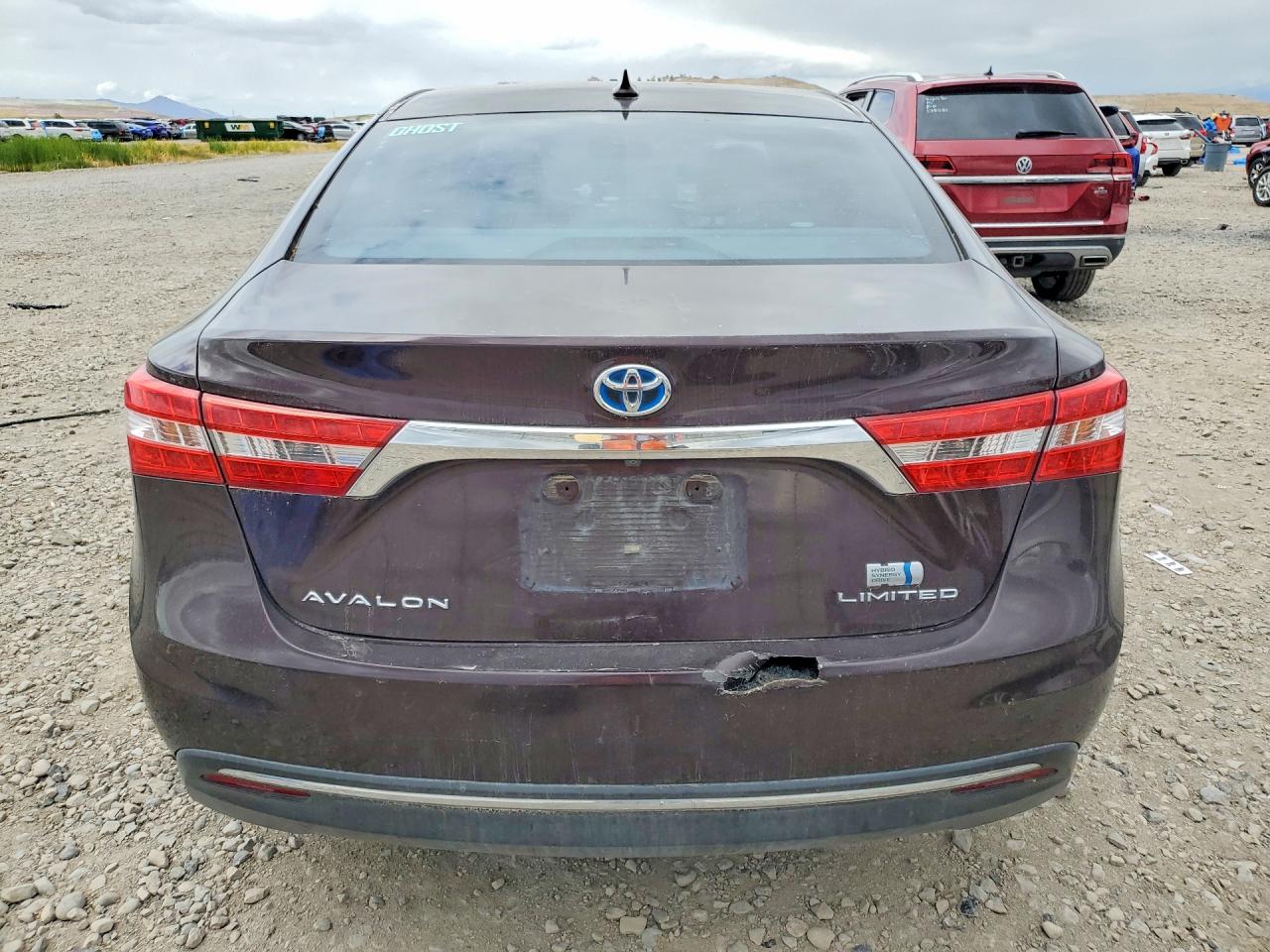 2013 Toyota Avalon Hybrid Limited Burgundy vin: 4T1BD1EB9DU014177