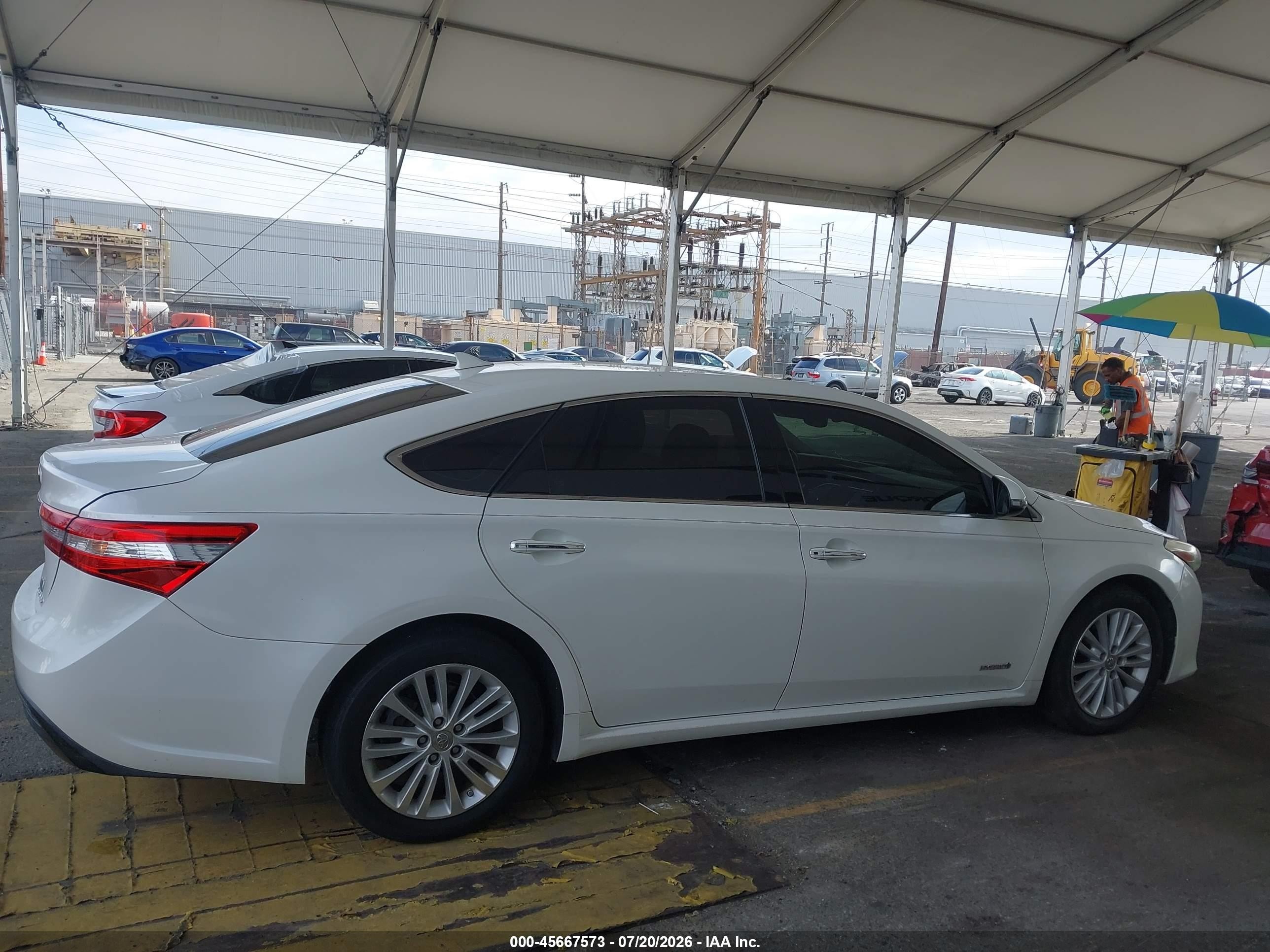 2013 Toyota Avalon Hybrid Limited Белый vin: 4T1BD1EB9DU015409