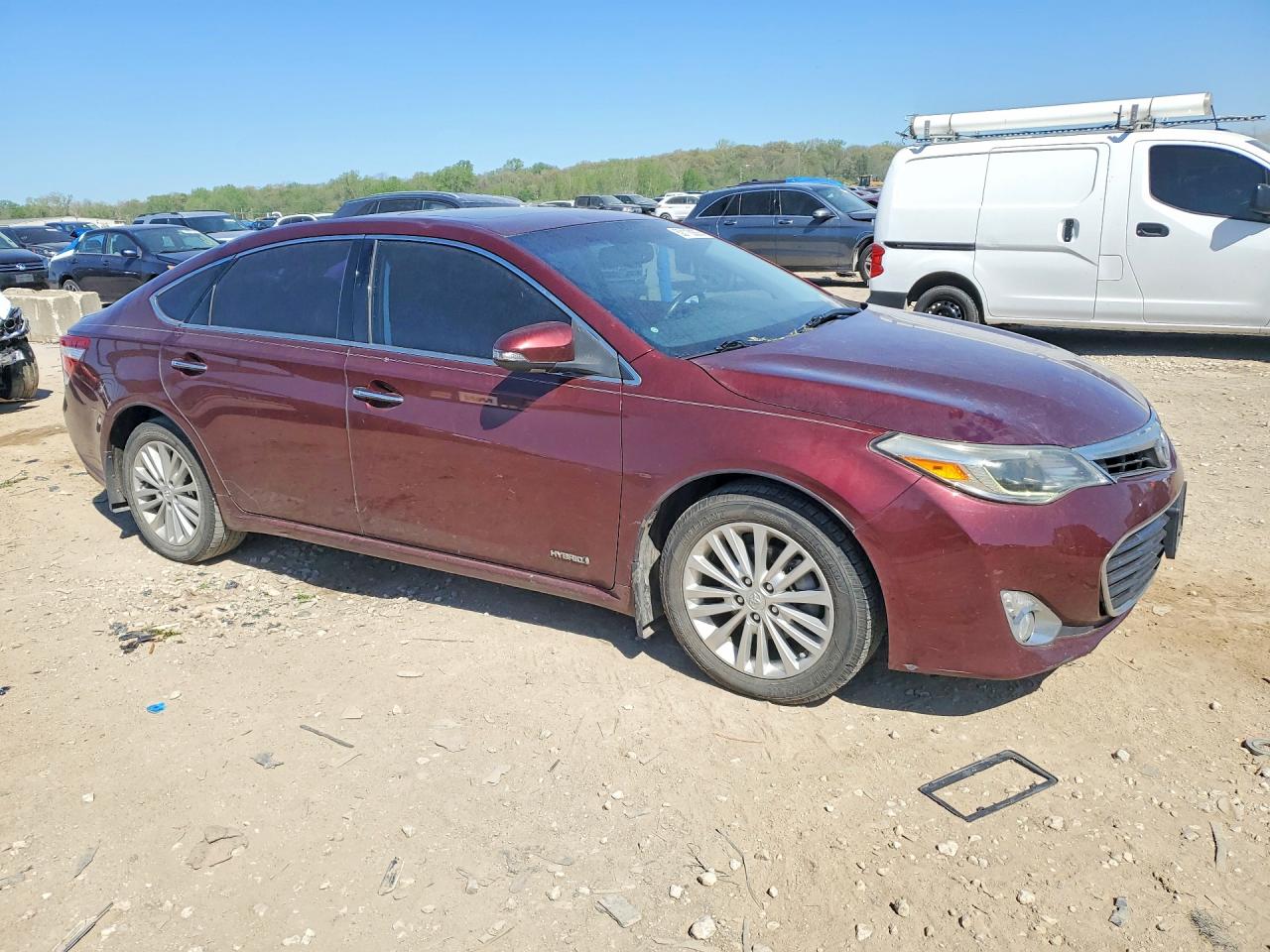 2013 Toyota Avalon Hybrid Limited Красный vin: 4T1BD1EB9DU018505