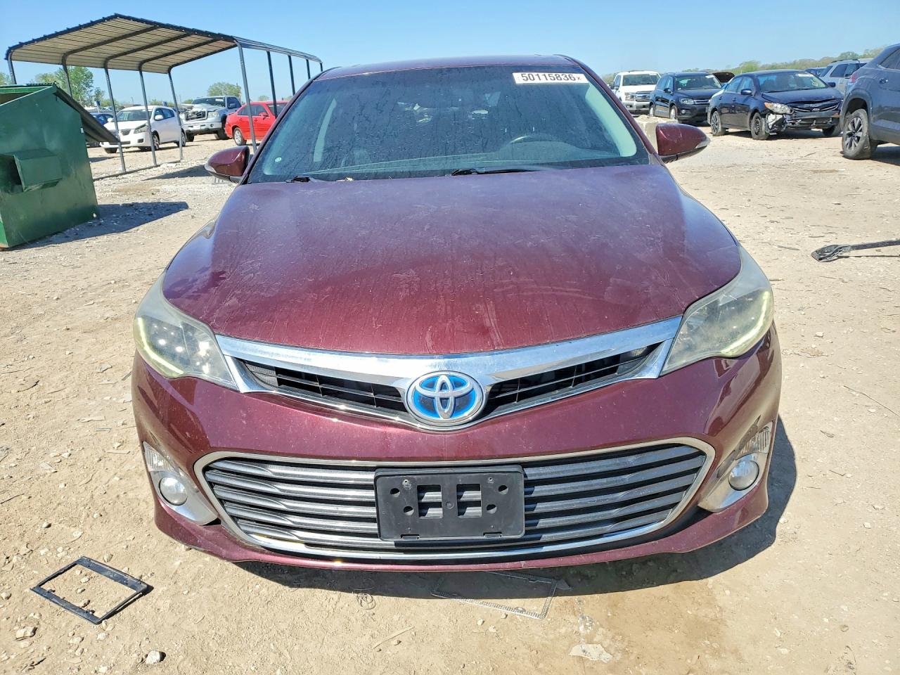 2013 Toyota Avalon Hybrid Limited Красный vin: 4T1BD1EB9DU018505
