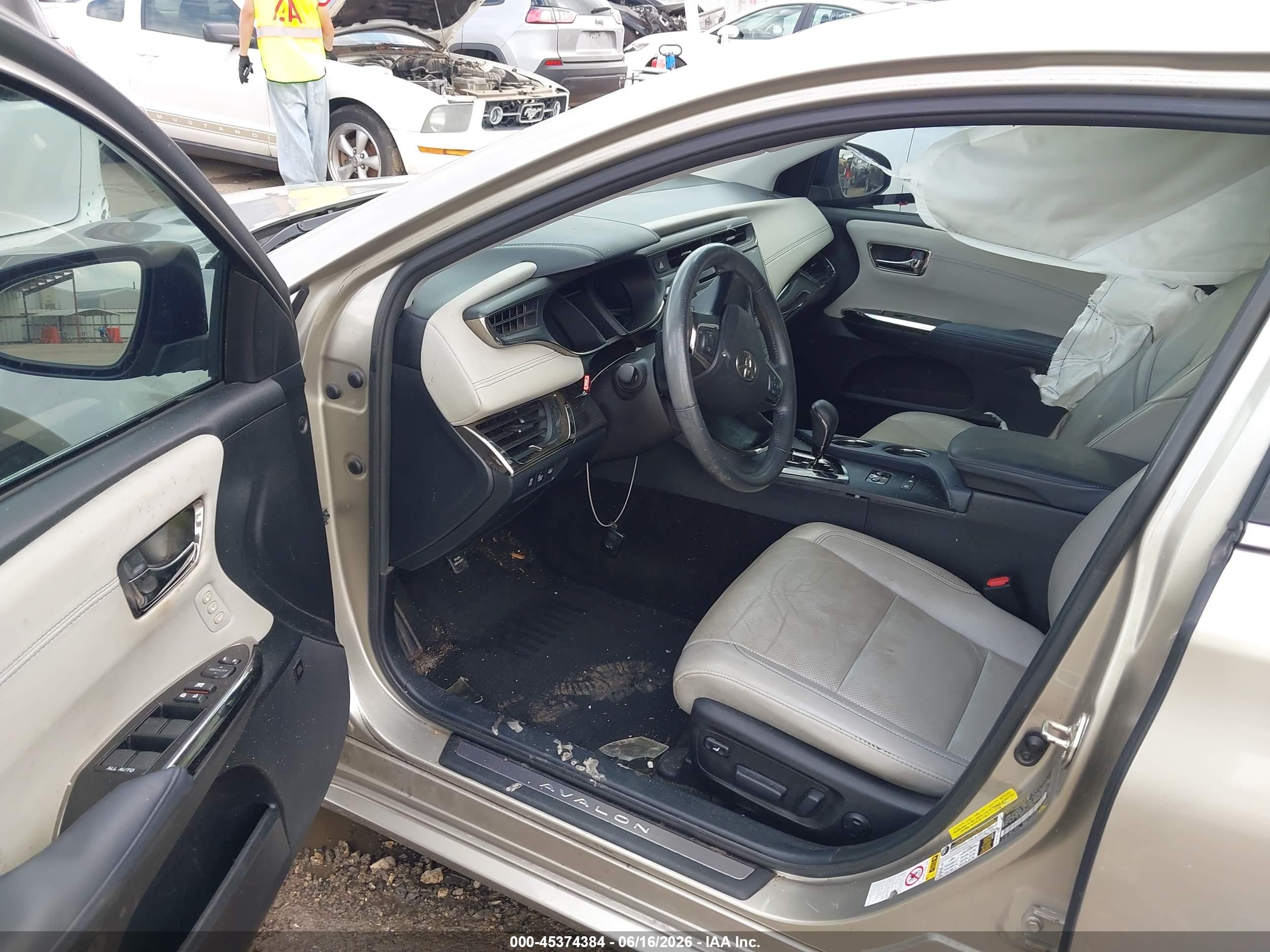 2015 Toyota Avalon Hybrid Limited Beige vin: 4T1BD1EB9FU036912