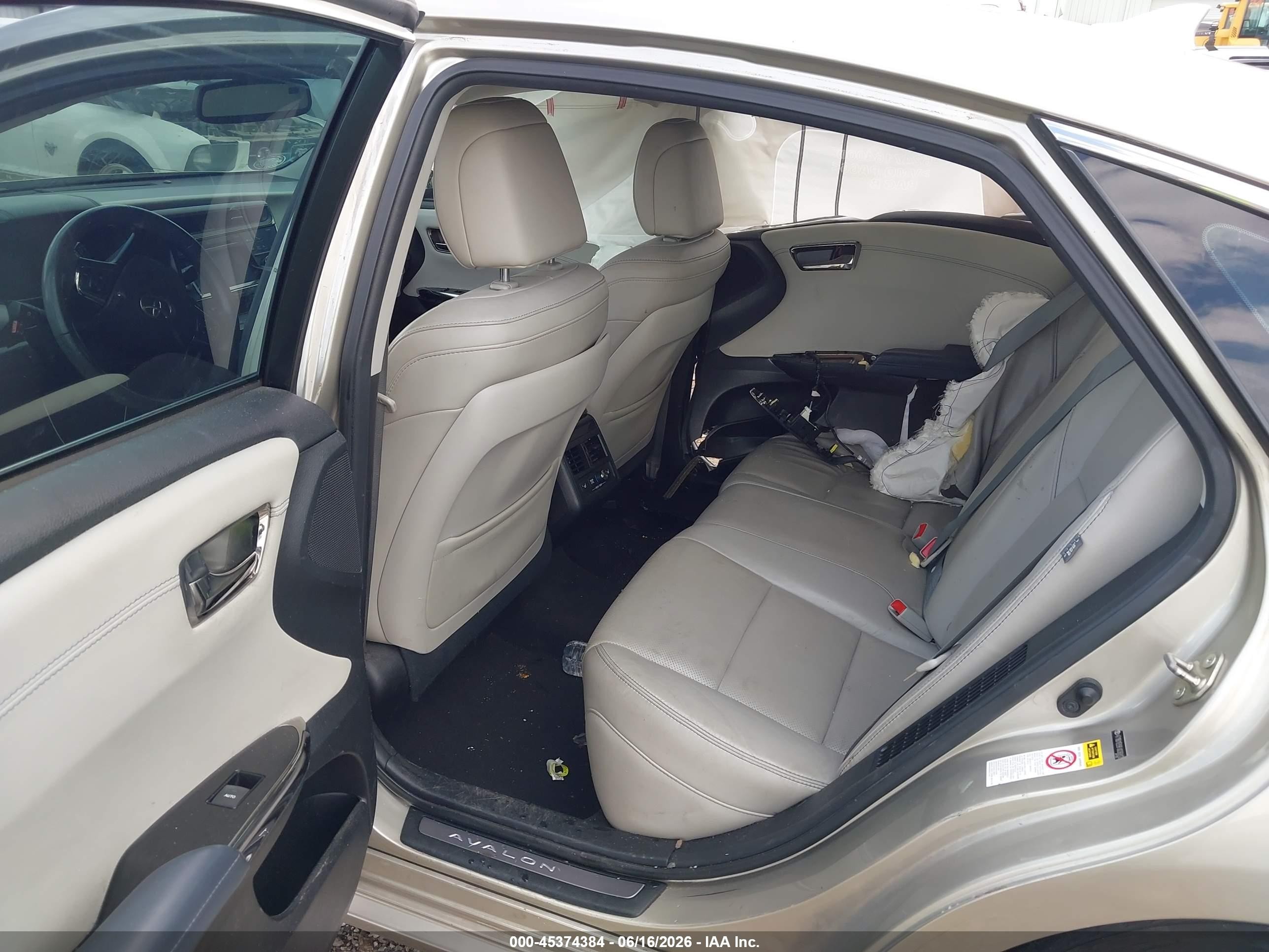 2015 Toyota Avalon Hybrid Limited Beige vin: 4T1BD1EB9FU036912