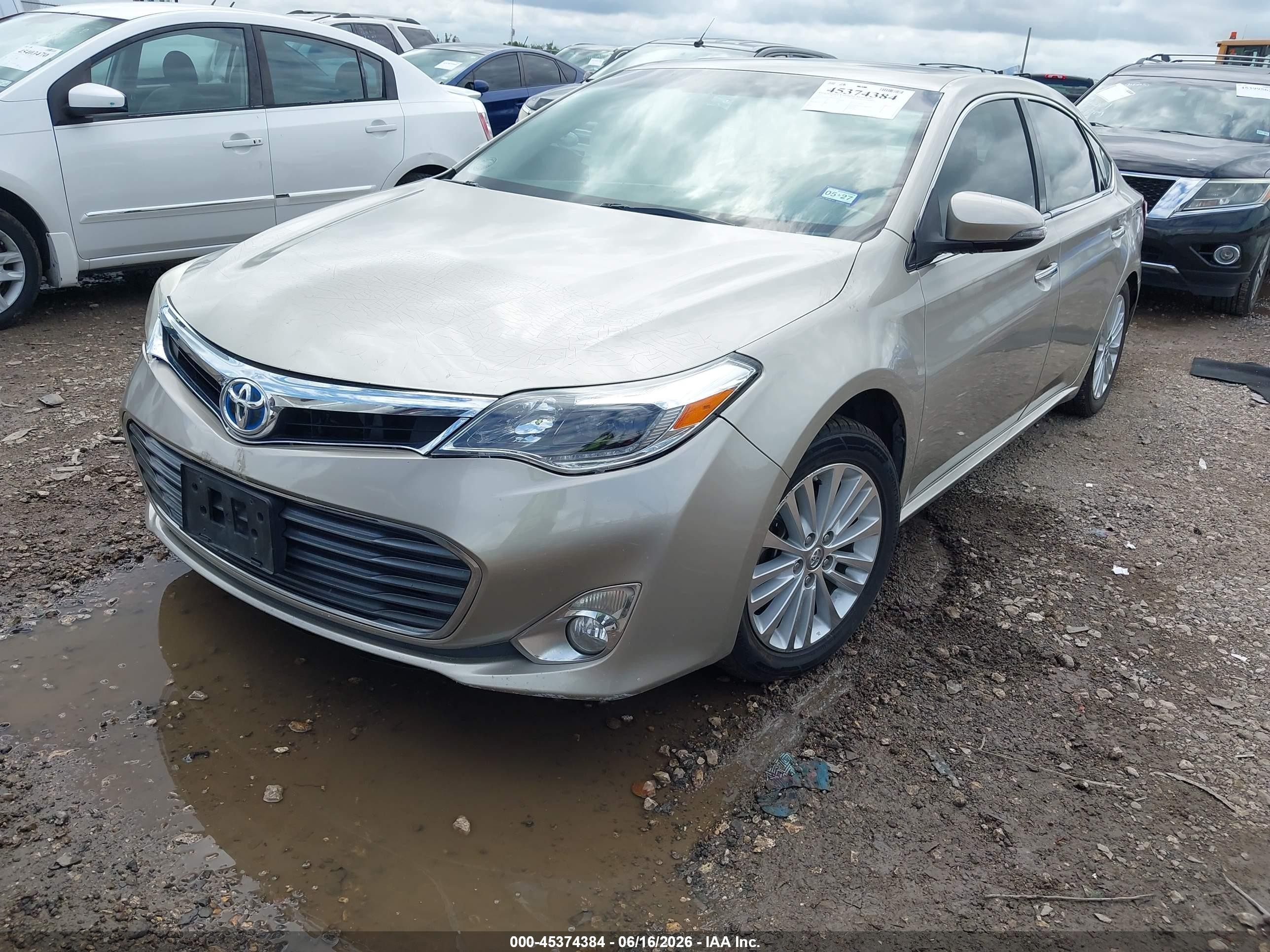 2015 Toyota Avalon Hybrid Limited Beige vin: 4T1BD1EB9FU036912