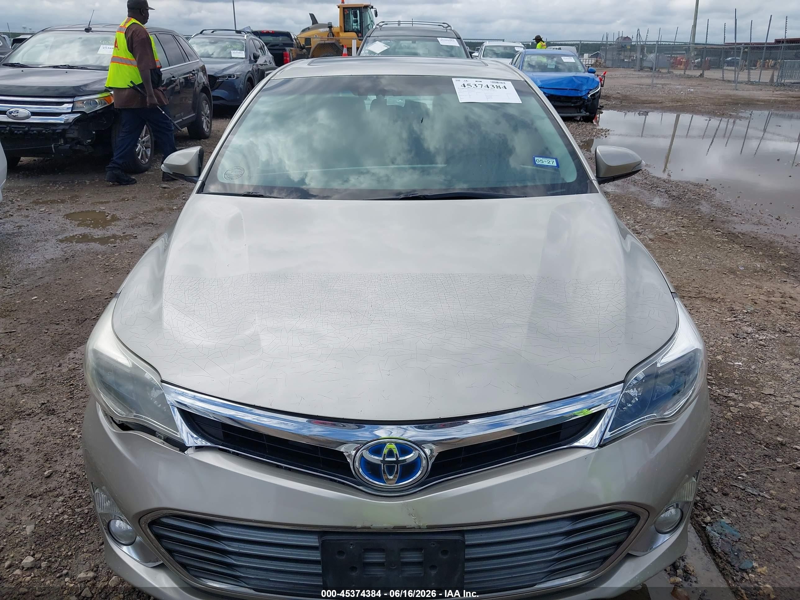 2015 Toyota Avalon Hybrid Limited Beige vin: 4T1BD1EB9FU036912