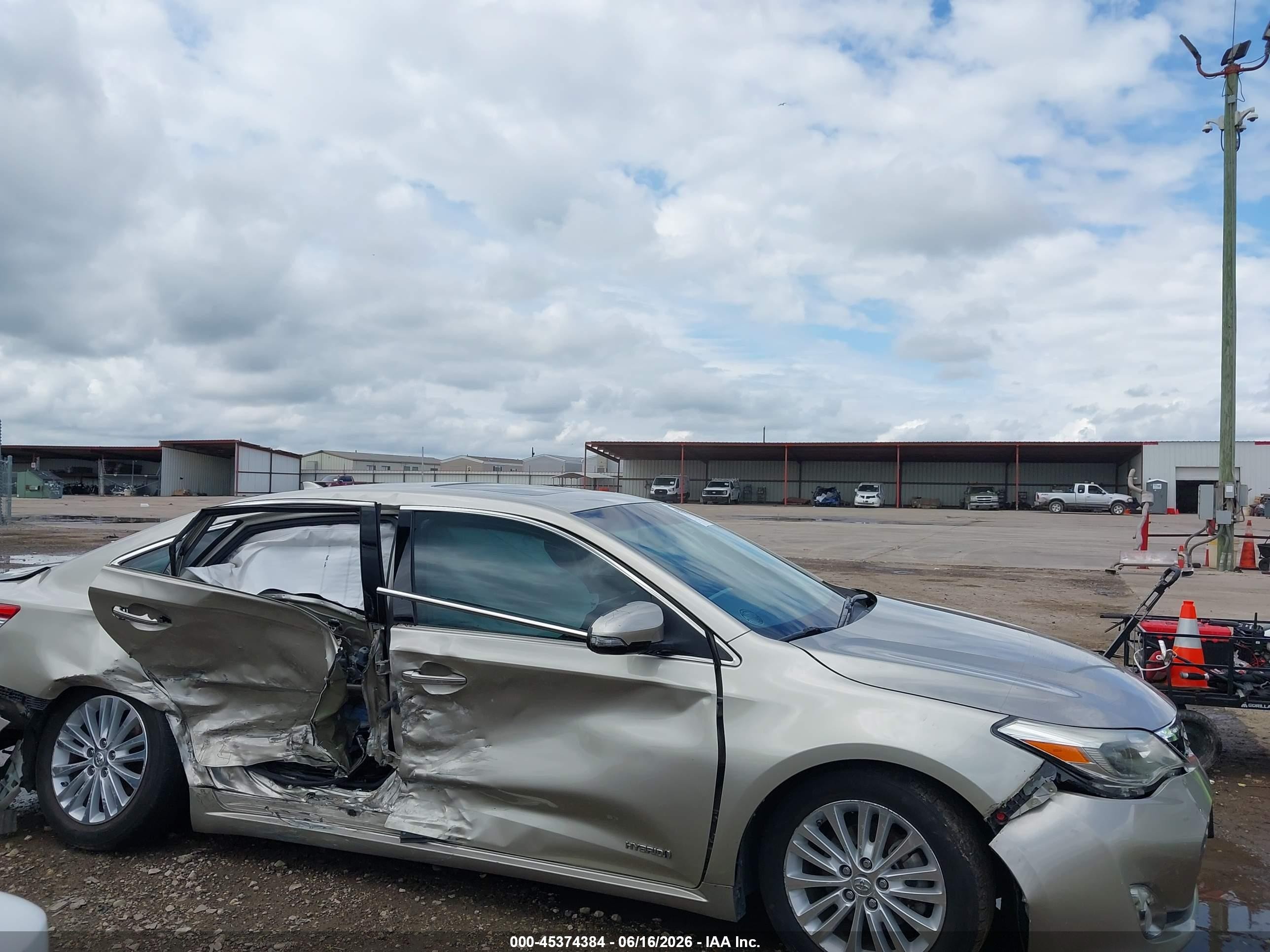 2015 Toyota Avalon Hybrid Limited Beige vin: 4T1BD1EB9FU036912