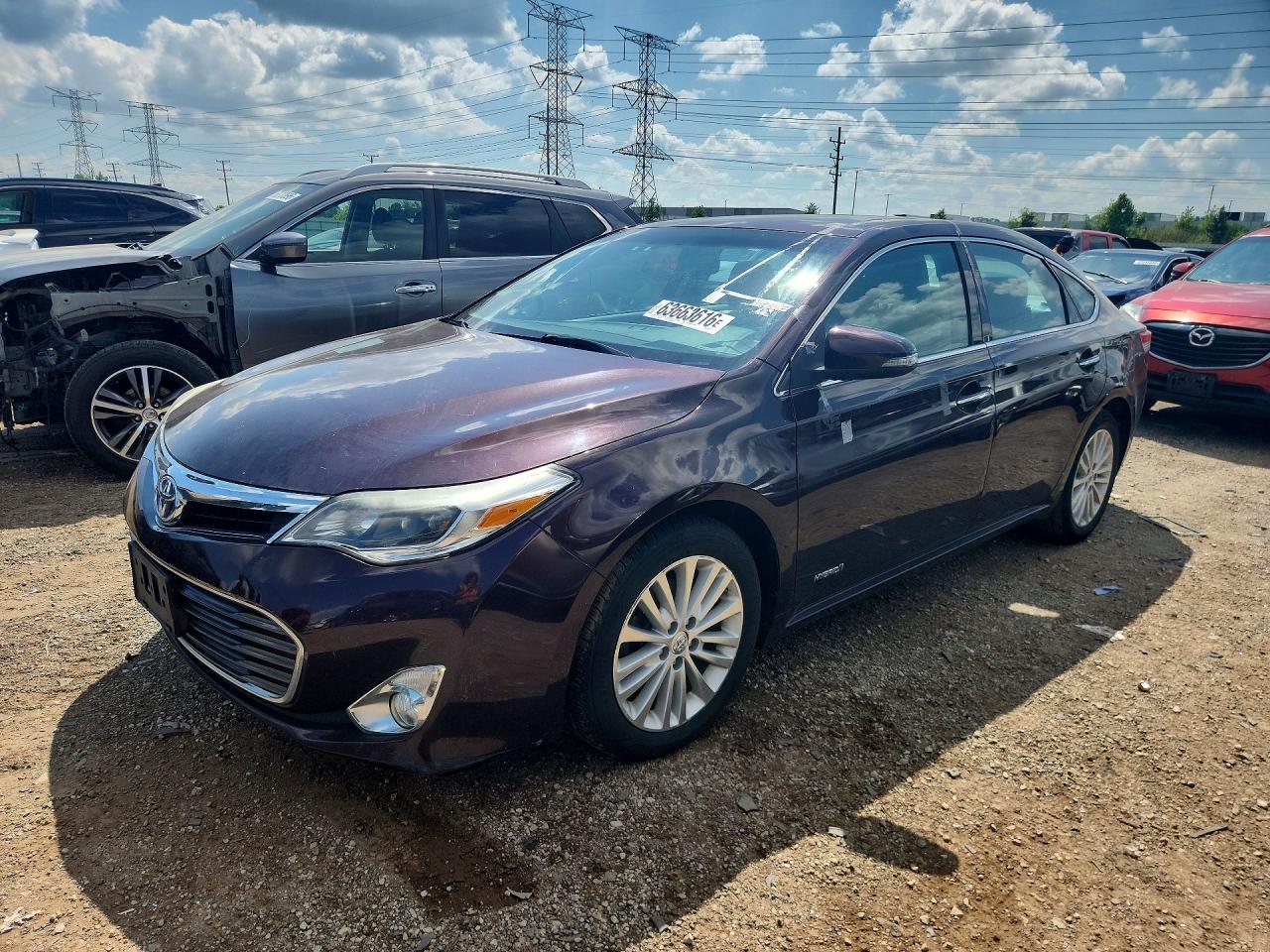 2015 Toyota Avalon Hybrid Xle Touring Burgundy vin: 4T1BD1EB9FU042225