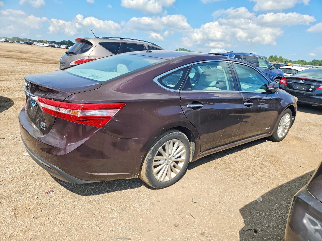 2015 Toyota Avalon Hybrid Xle Touring Burgundy vin: 4T1BD1EB9FU042225