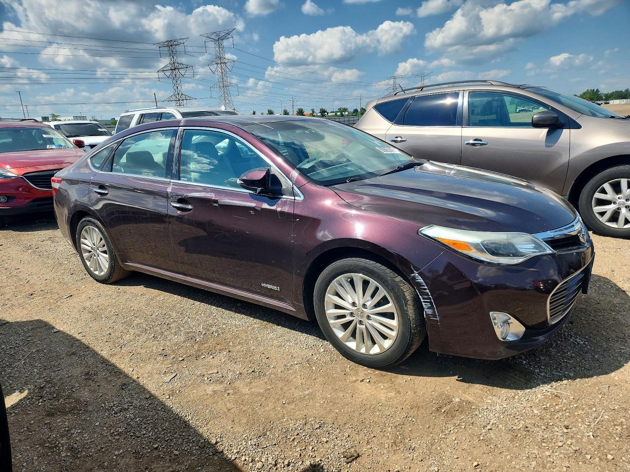 2015 Toyota Avalon Hybrid Xle Touring Burgundy vin: 4T1BD1EB9FU042225