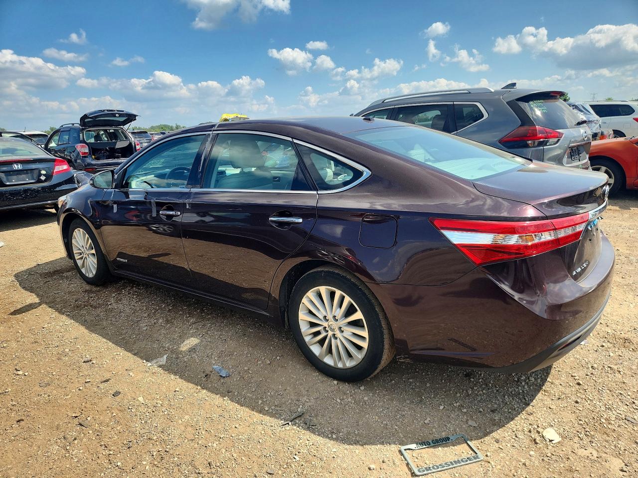 2015 Toyota Avalon Hybrid Xle Touring Burgundy vin: 4T1BD1EB9FU042225