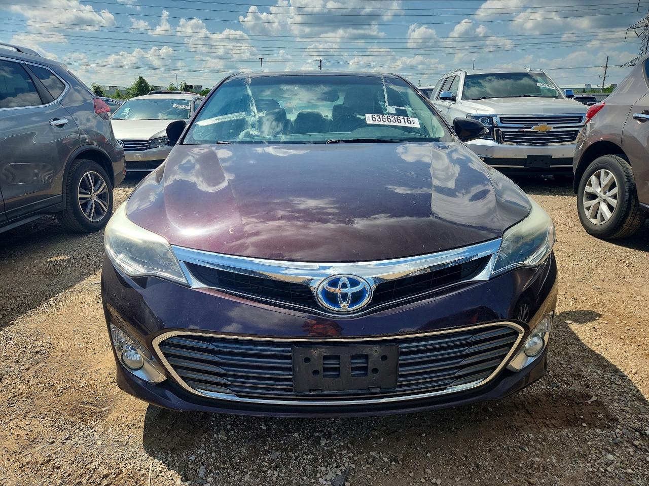 2015 Toyota Avalon Hybrid Xle Touring Burgundy vin: 4T1BD1EB9FU042225