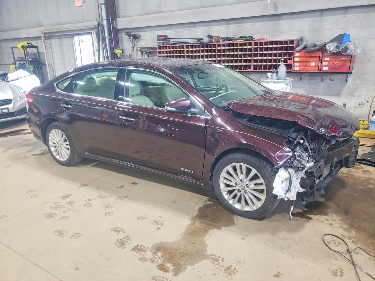 2015 Toyota Avalon Hybrid Xle Premium Maroon vin: 4T1BD1EB9FU044850