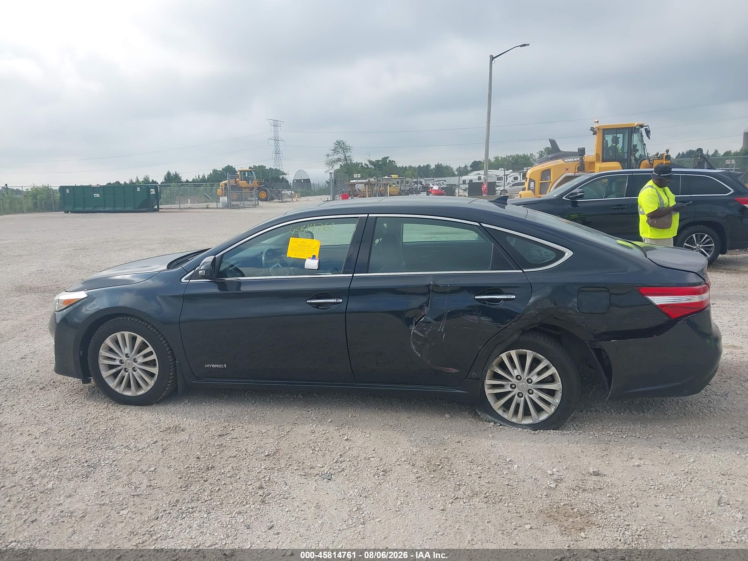 2015 Toyota Avalon Hybrid Limited Dark Blue vin: 4T1BD1EB9FU045268