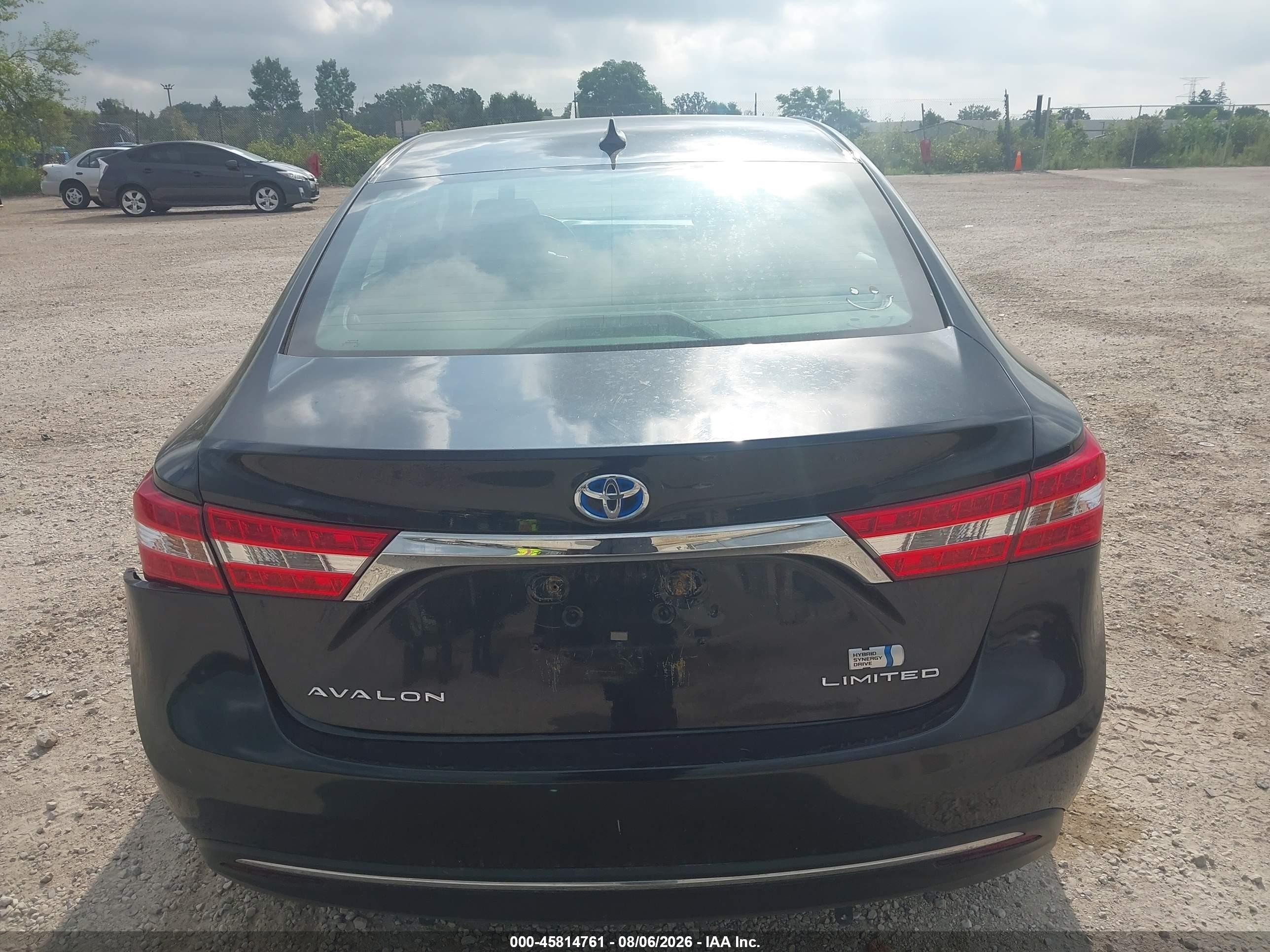 2015 Toyota Avalon Hybrid Limited Dark Blue vin: 4T1BD1EB9FU045268