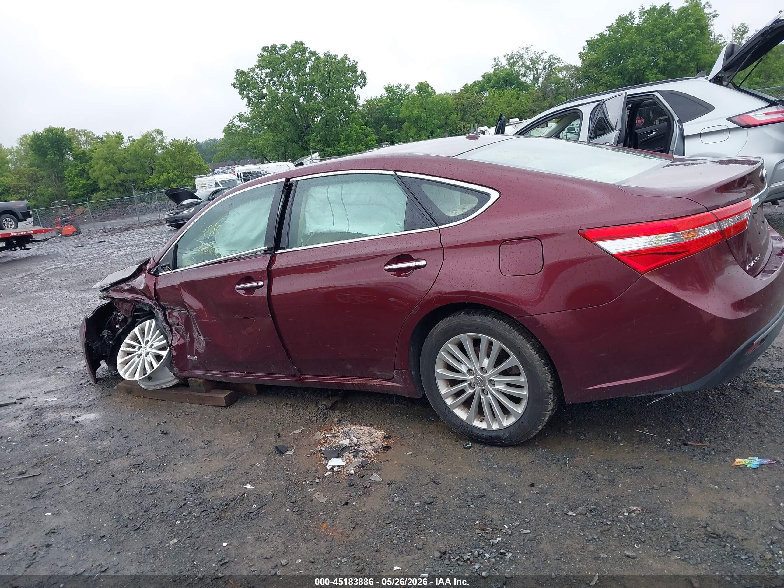 2013 Toyota Avalon Hybrid Xle Touring Maroon vin: 4T1BD1EBXDU002507