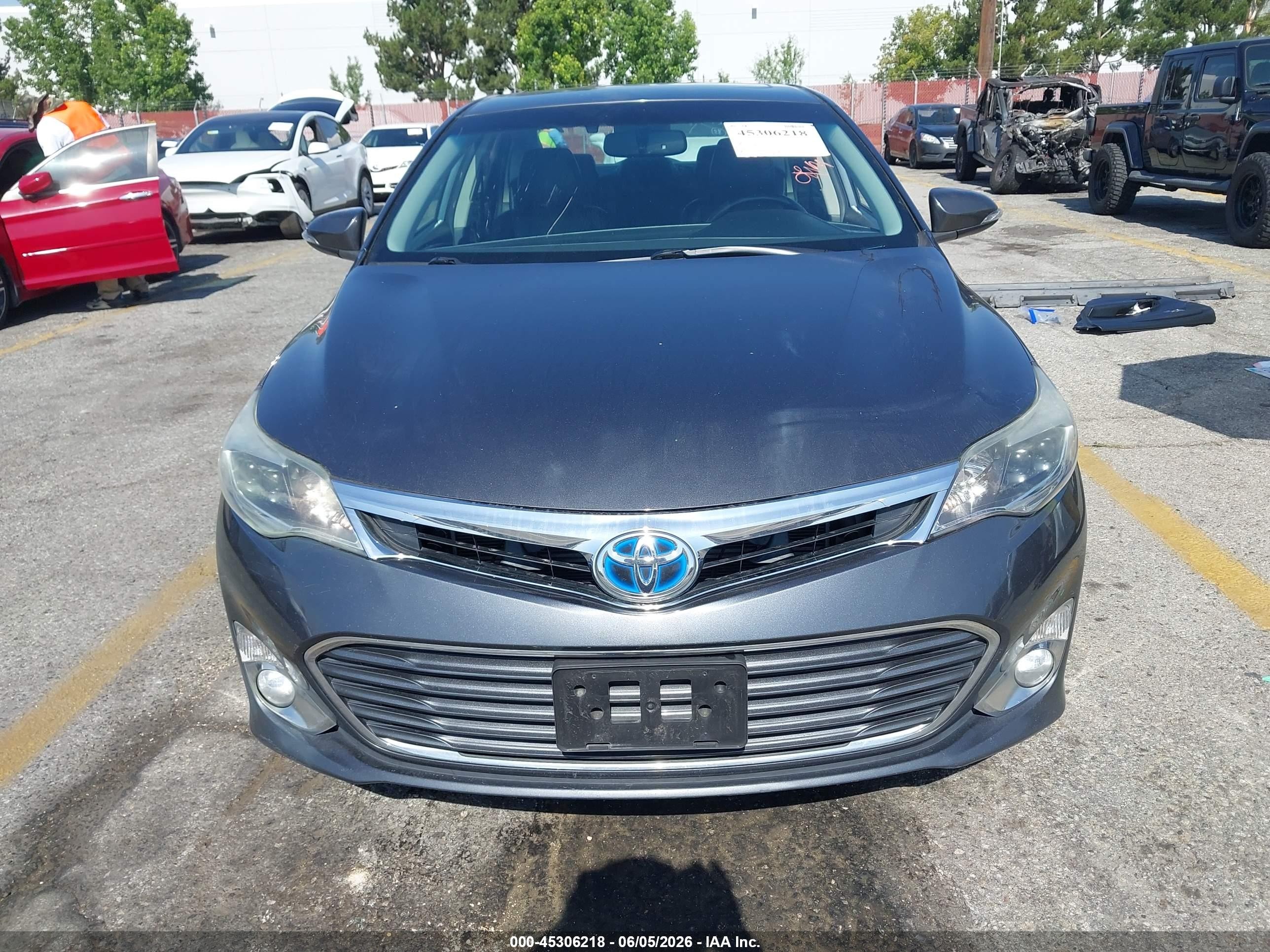 2013 Toyota Avalon Hybrid Xle Touring Серый vin: 4T1BD1EBXDU003365