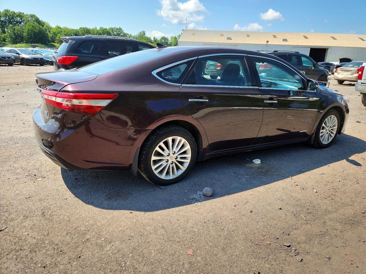 2013 Toyota Avalon Hybrid Limited Бордовый vin: 4T1BD1EBXDU005892