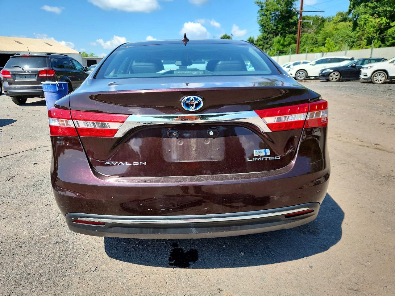 2013 Toyota Avalon Hybrid Limited Бордовый vin: 4T1BD1EBXDU005892