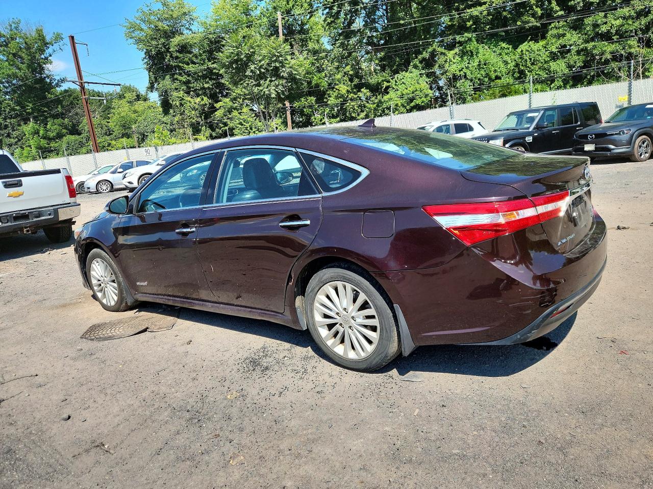 2013 Toyota Avalon Hybrid Limited Бордовый vin: 4T1BD1EBXDU005892