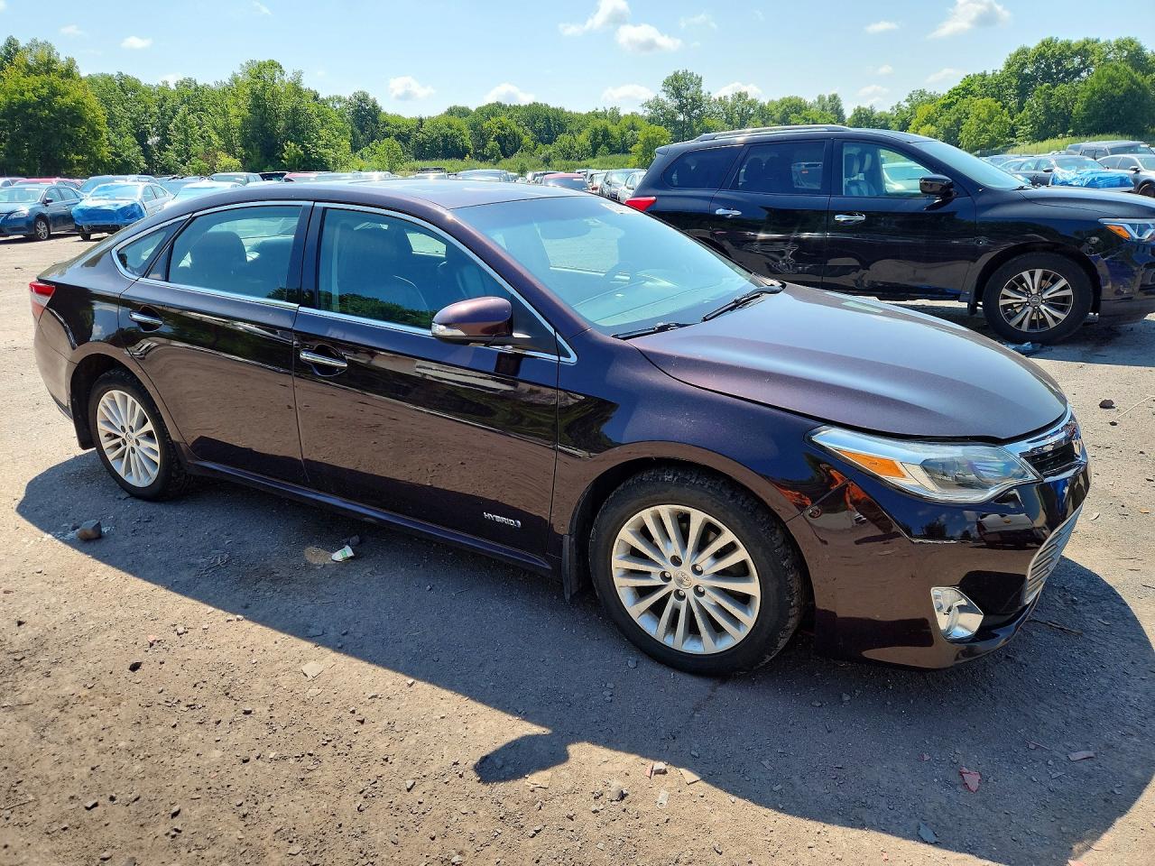 2013 Toyota Avalon Hybrid Limited Бордовый vin: 4T1BD1EBXDU005892