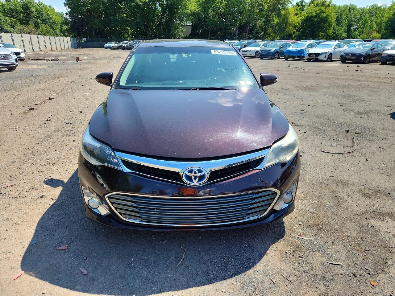 2013 Toyota Avalon Hybrid Limited Бордовый vin: 4T1BD1EBXDU005892