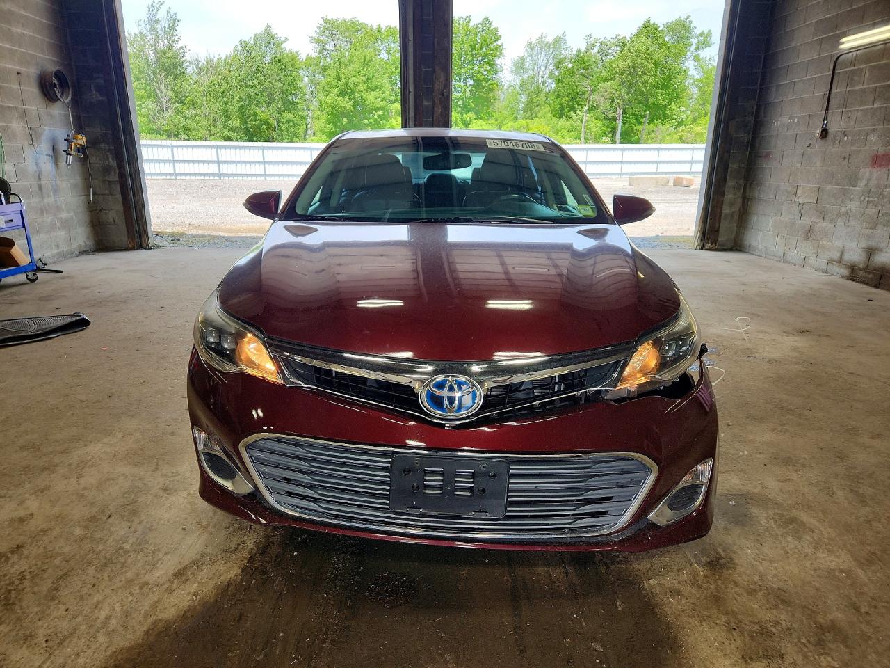 2013 Toyota Avalon Hybrid Xle Premium Burgundy vin: 4T1BD1EBXDU006850