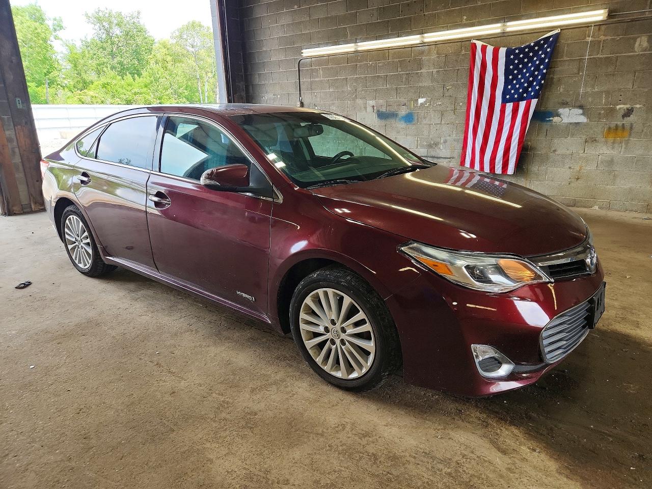 2013 Toyota Avalon Hybrid Xle Premium Burgundy vin: 4T1BD1EBXDU006850