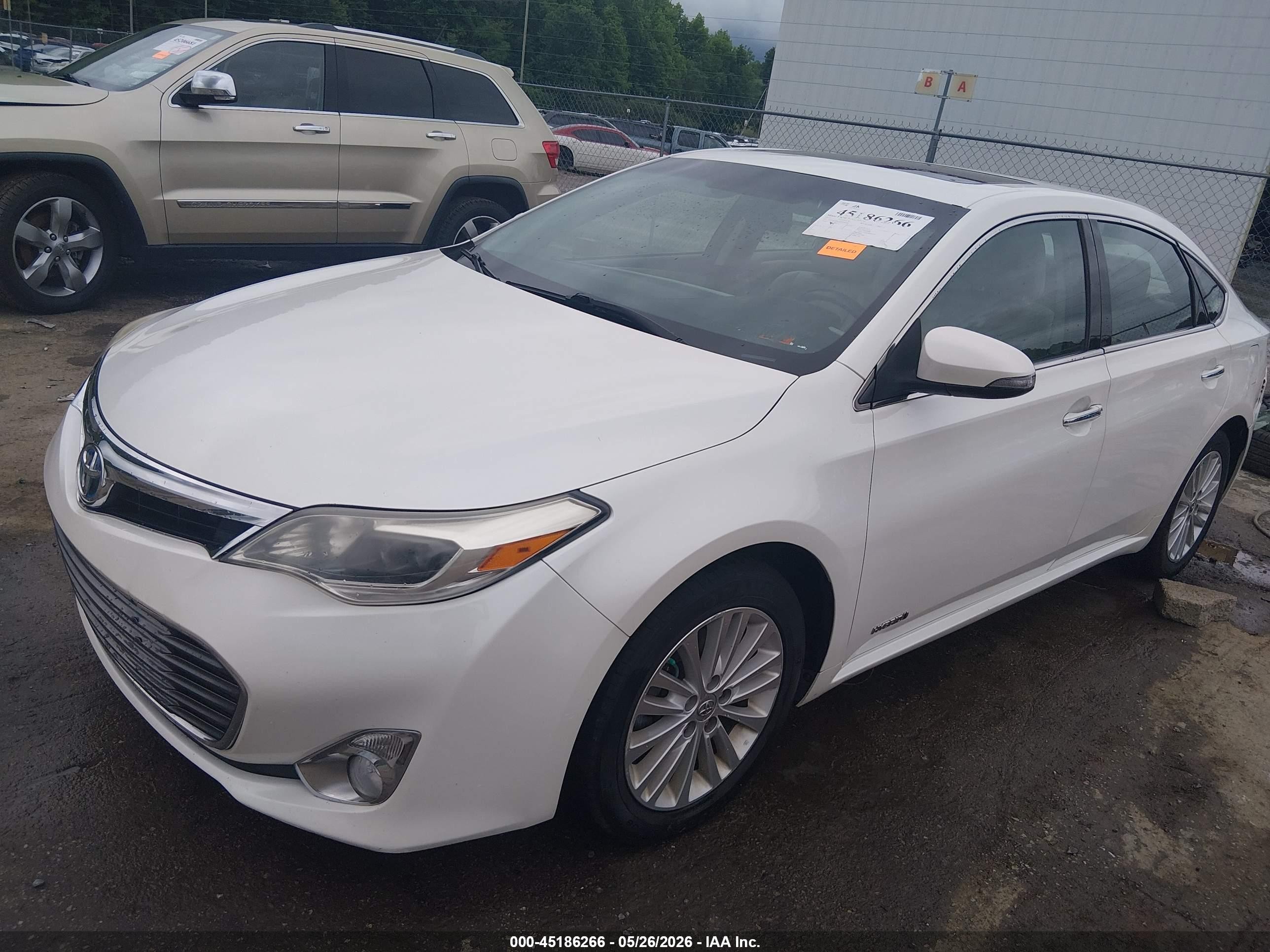 2013 Toyota Avalon Hybrid Xle Touring White vin: 4T1BD1EBXDU010106