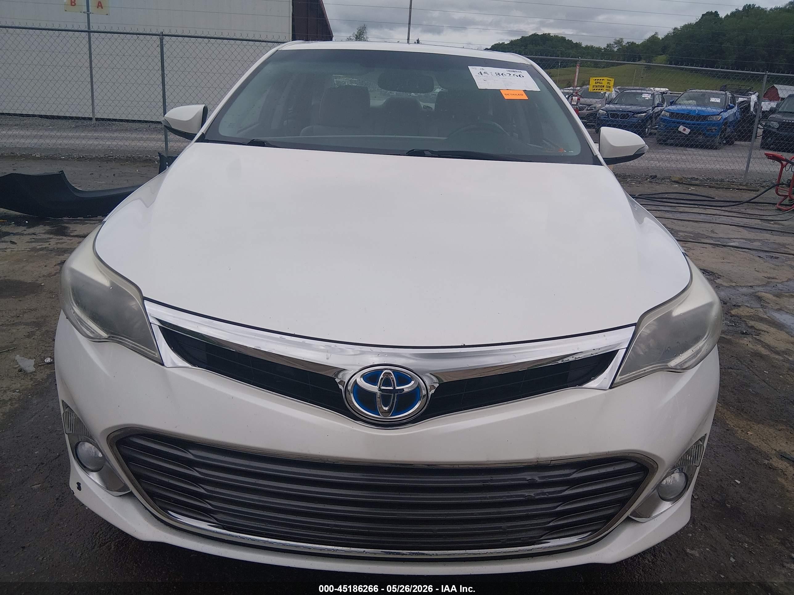2013 Toyota Avalon Hybrid Xle Touring White vin: 4T1BD1EBXDU010106