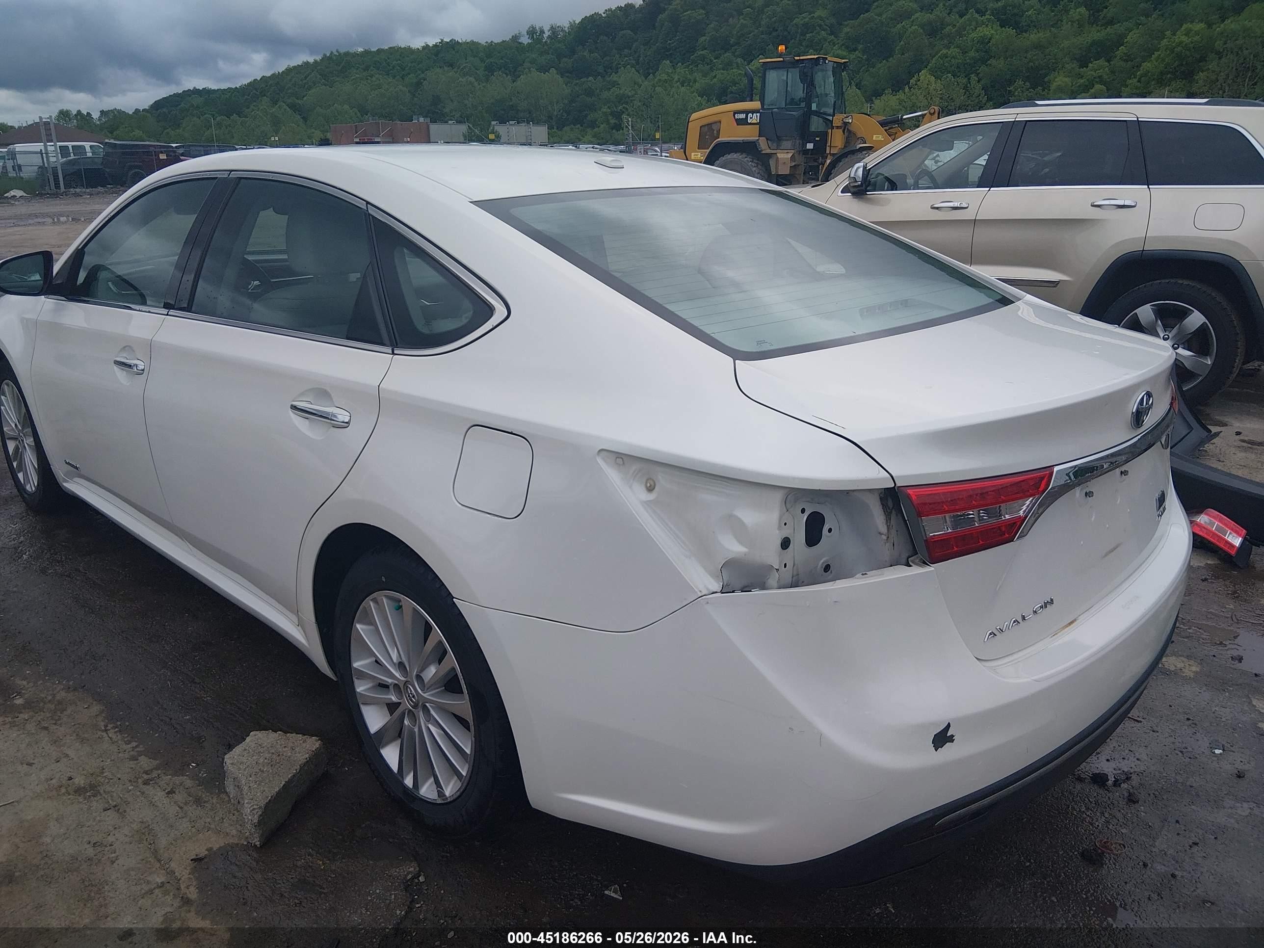 2013 Toyota Avalon Hybrid Xle Touring White vin: 4T1BD1EBXDU010106
