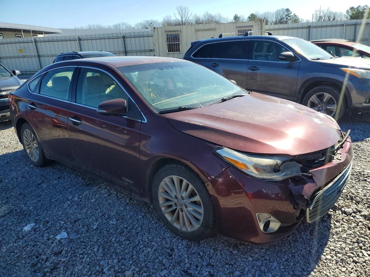 2013 Toyota Avalon Hybrid Maroon vin: 4T1BD1EBXDU011157