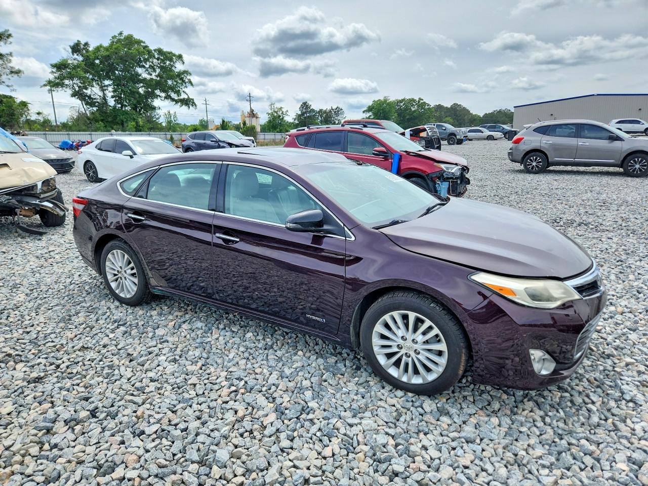 2013 Toyota Avalon Hybrid Xle Touring Burgundy vin: 4T1BD1EBXDU013152