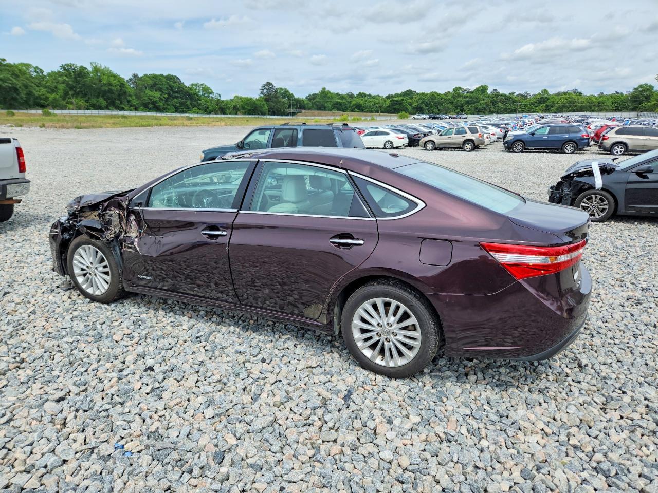 2013 Toyota Avalon Hybrid Xle Touring Burgundy vin: 4T1BD1EBXDU013152