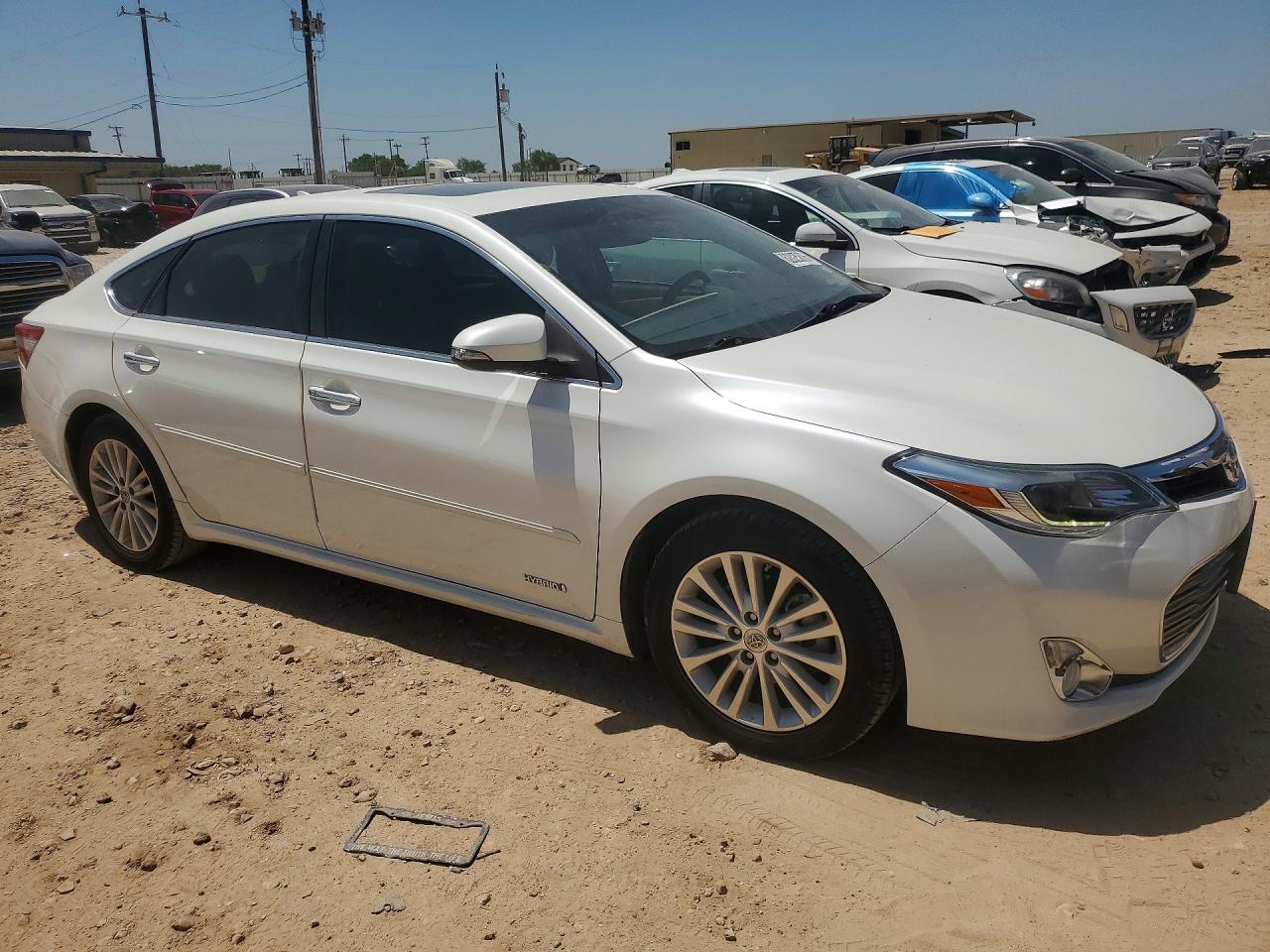 2013 Toyota Avalon Hybrid Limited Белый vin: 4T1BD1EBXDU017184