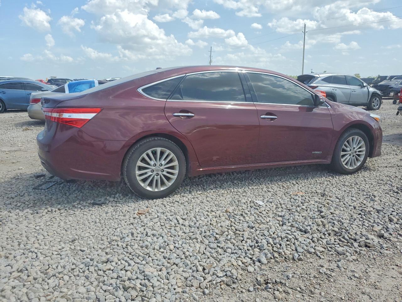 2014 Toyota Avalon Hybrid Xle Premium Red vin: 4T1BD1EBXEU019308