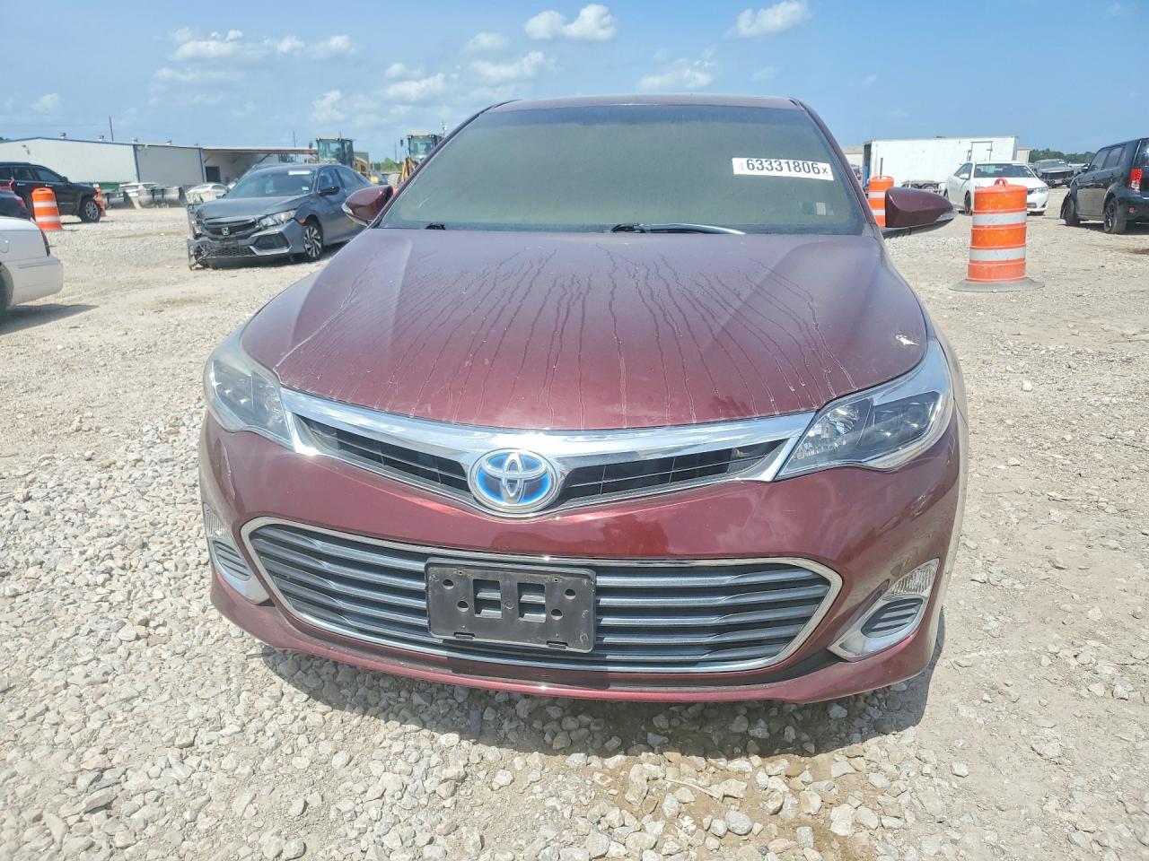 2014 Toyota Avalon Hybrid Xle Premium Red vin: 4T1BD1EBXEU019308