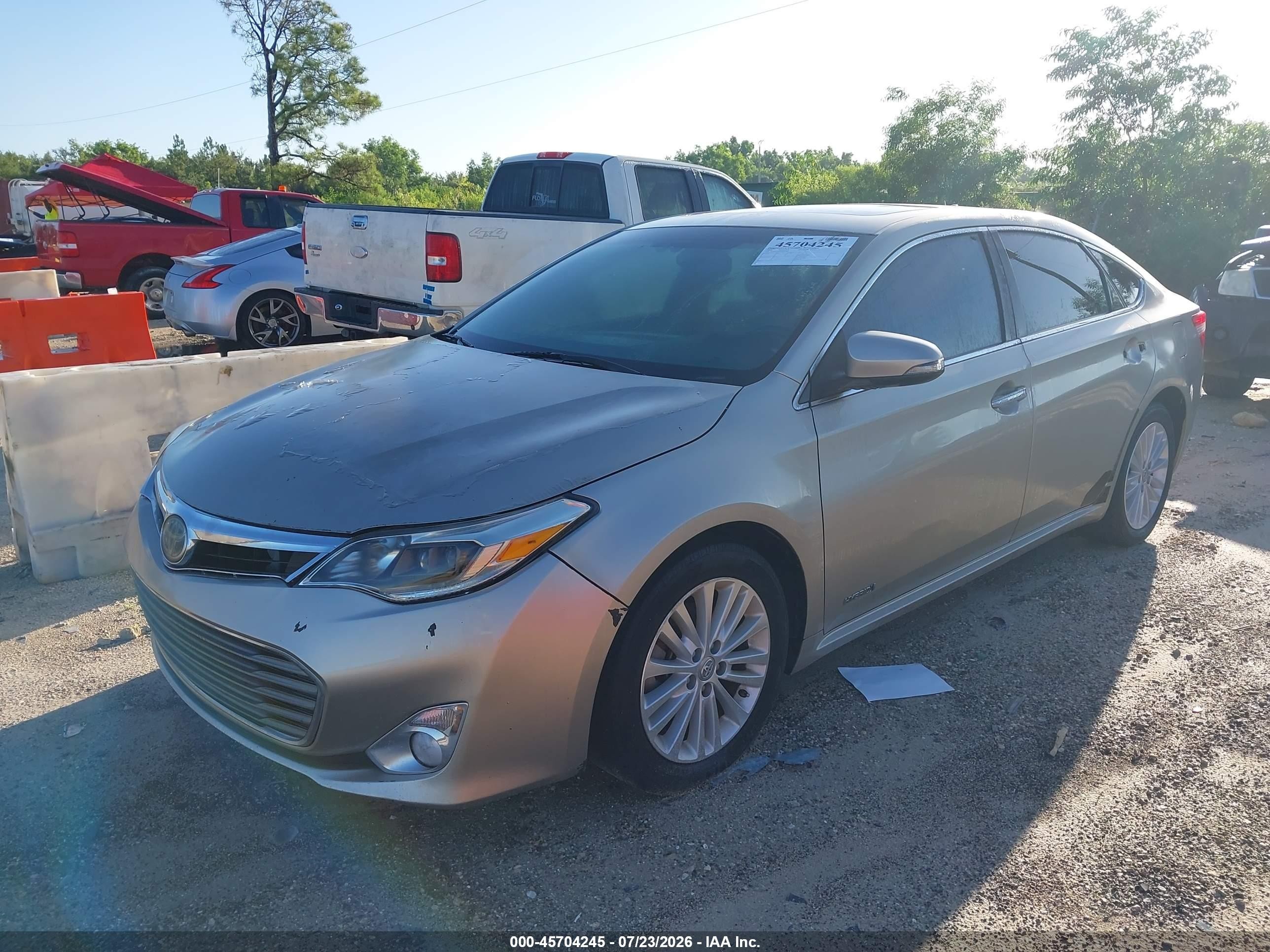 2014 Toyota Avalon Hybrid Limited Tan vin: 4T1BD1EBXEU021009